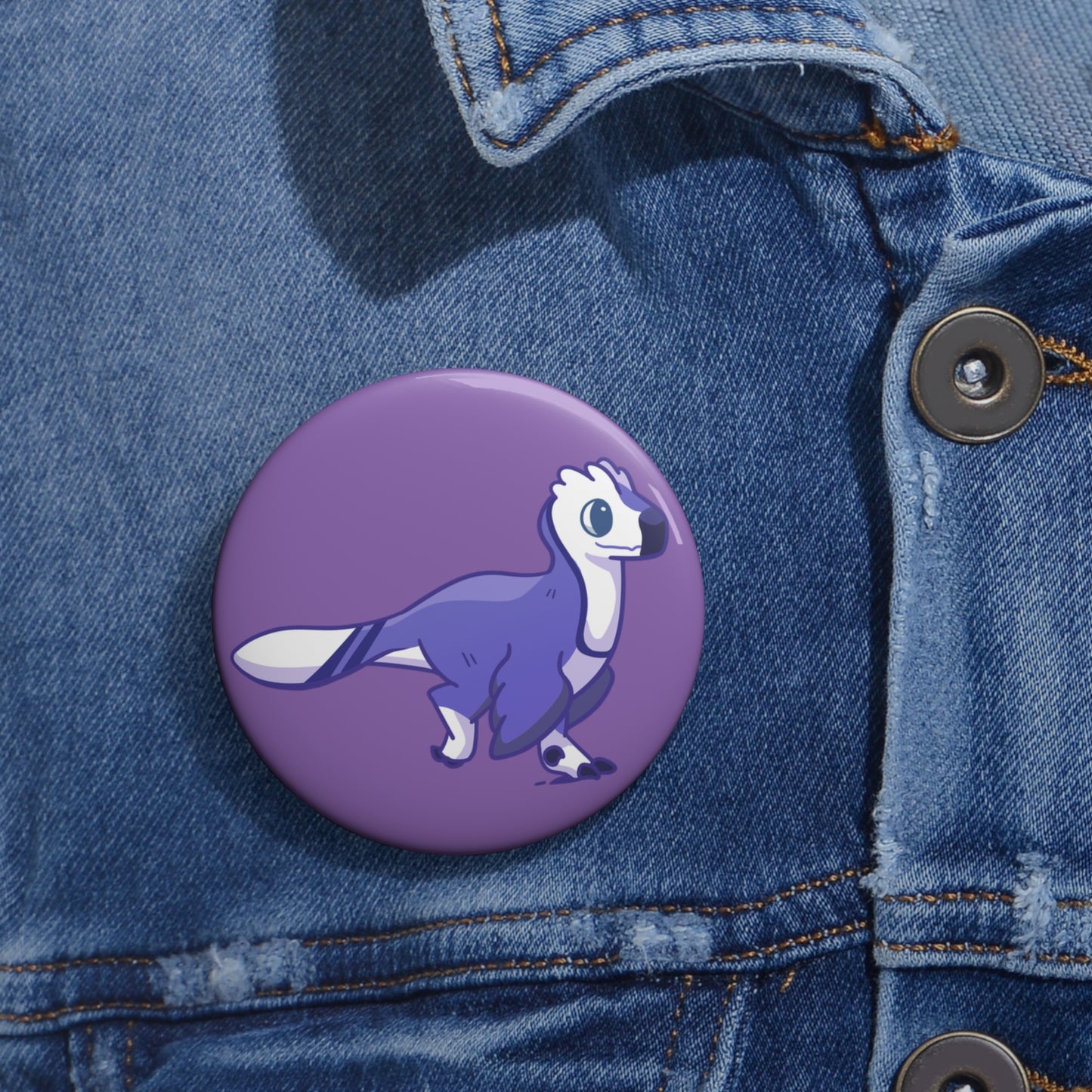 Utahraptor Pin Badge