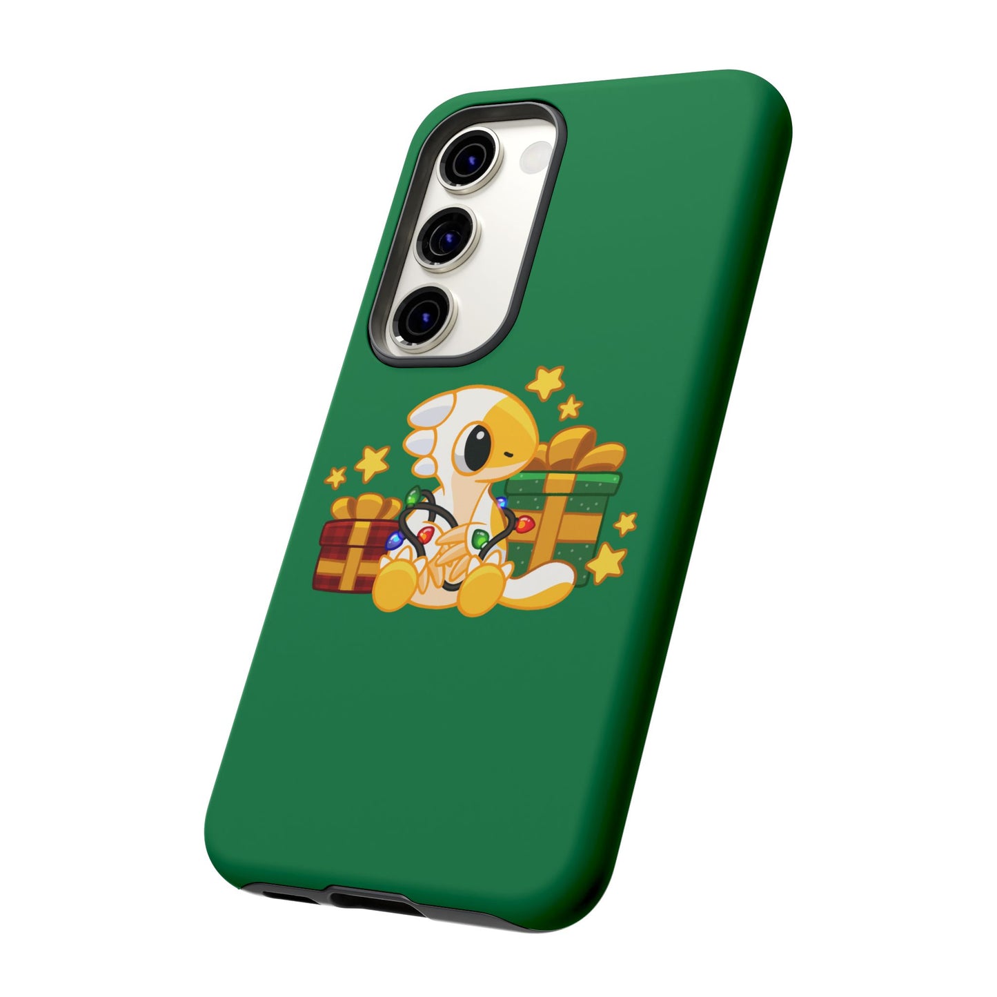 Limited Edition Scramble the Therizinosaurus Plushie Art - Phone Case