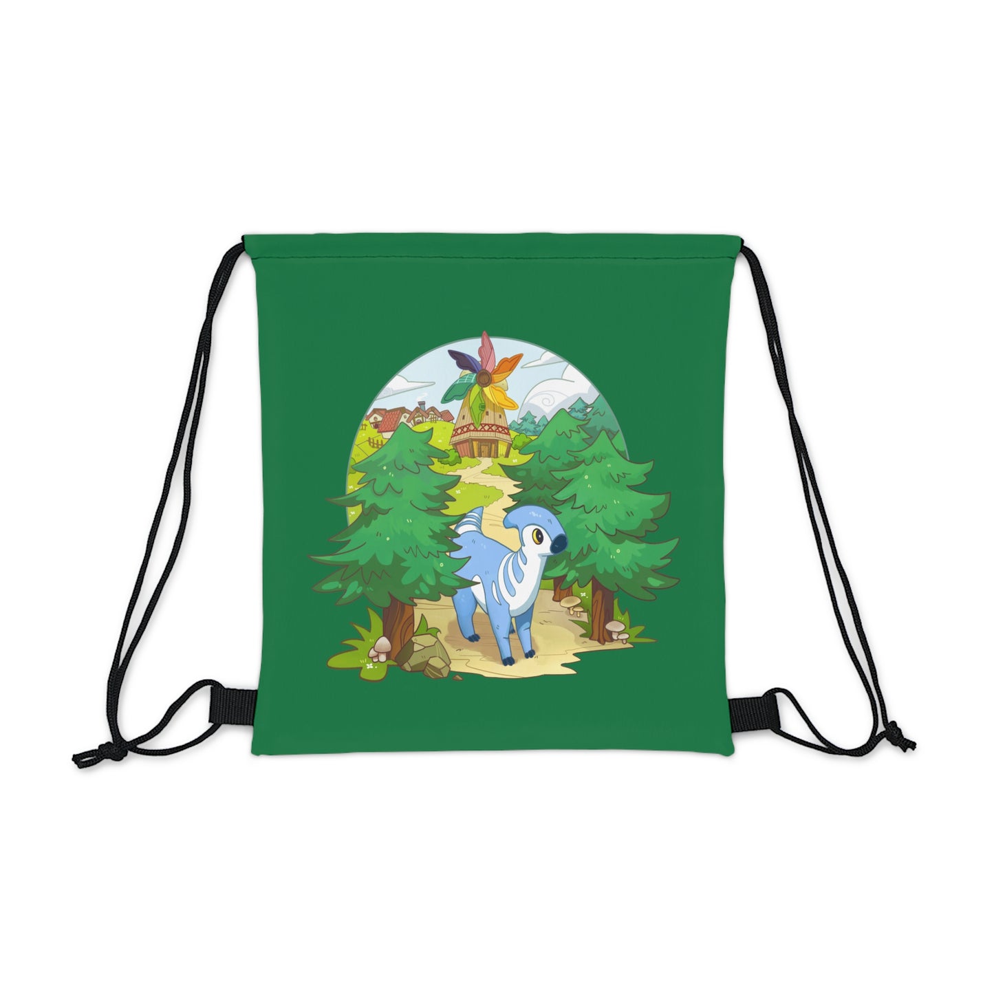 Walk by the Windmill - Drawstring Bag