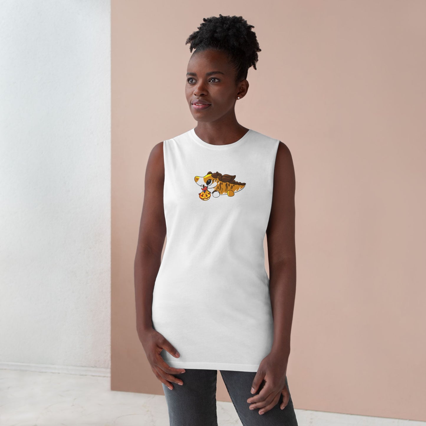 Limited Edition Desmond the Desmatosuchus Plushie Art  - Tank Top