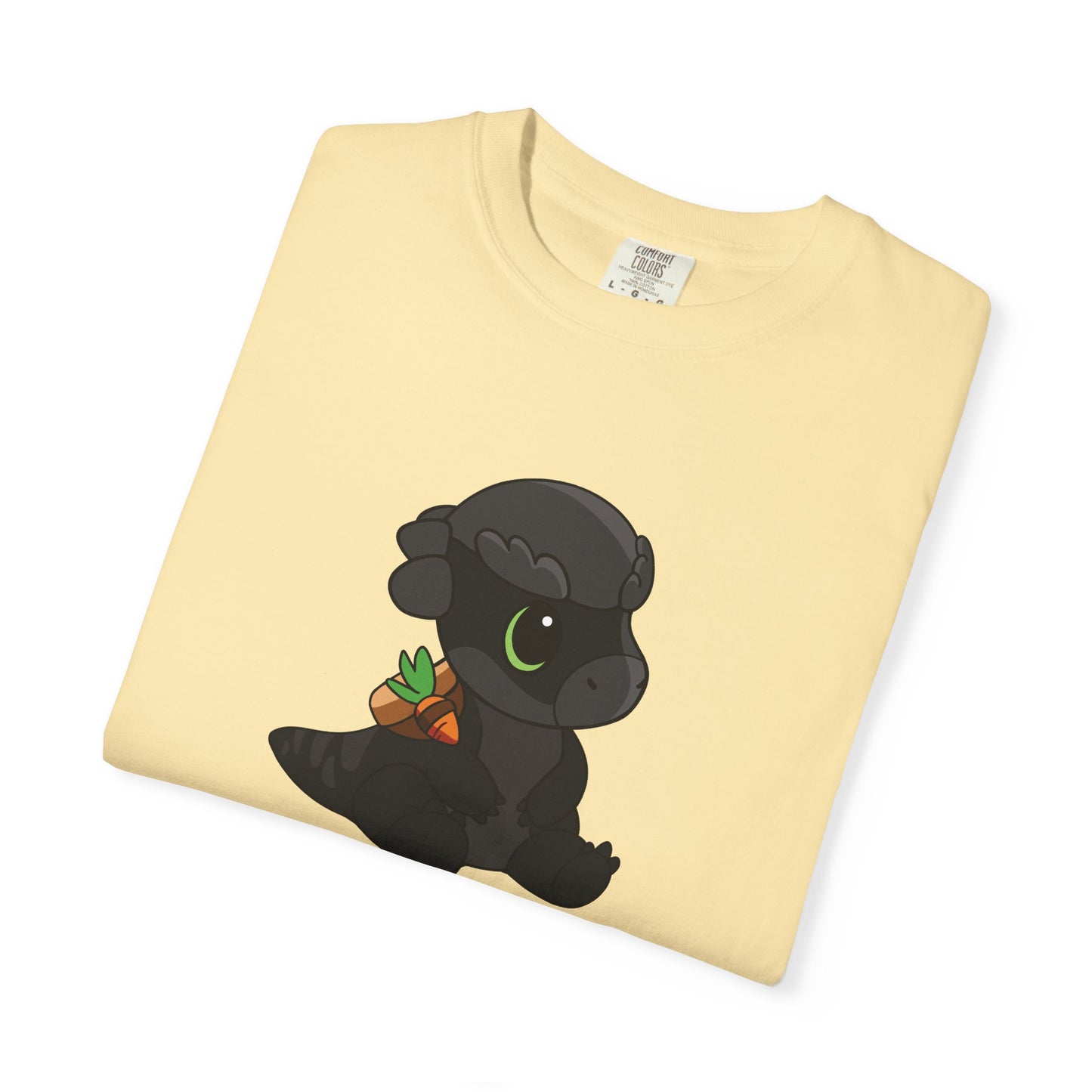 Limited Edition Bonk the Melanistic Pachycephalosaurus Plushie Art - T-Shirt