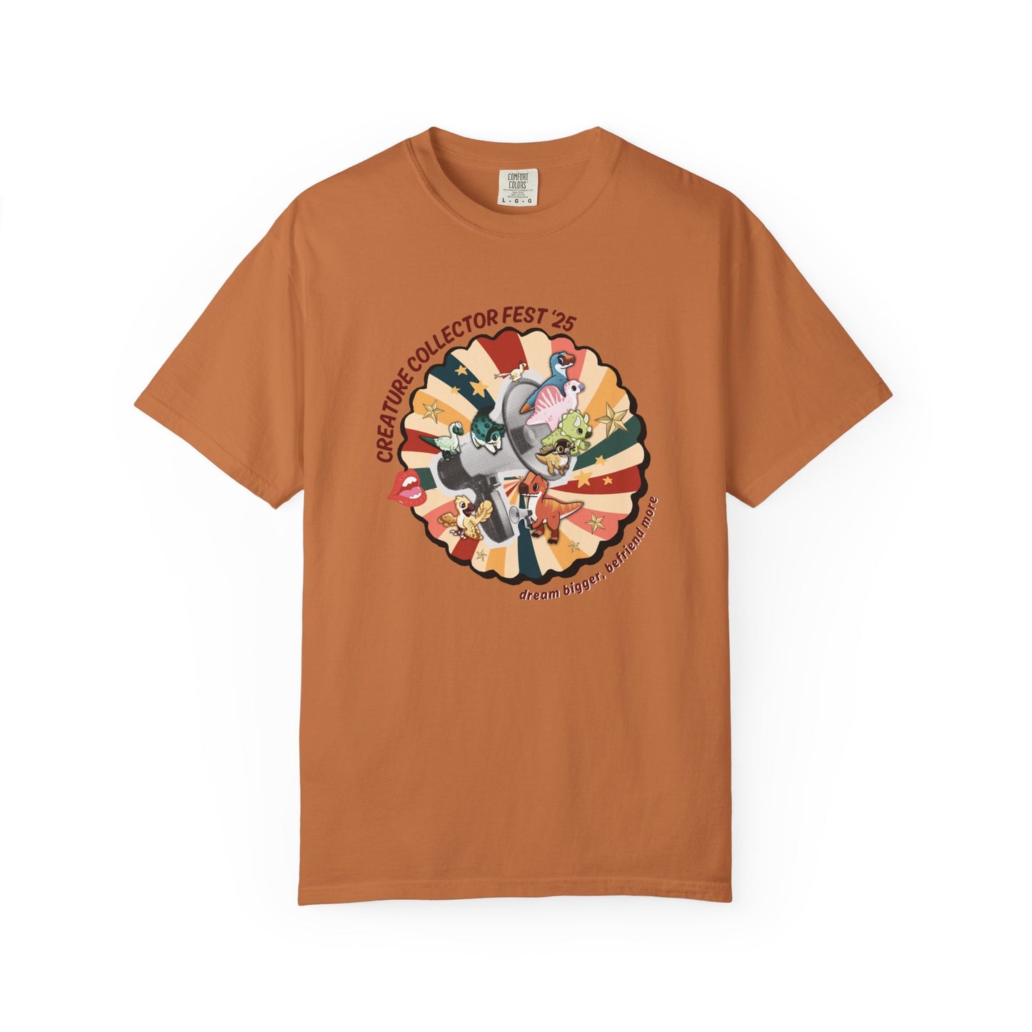 Limited Edition Dream Bigger, Befriend More - Creature Collector Festival 2025 T-Shirt