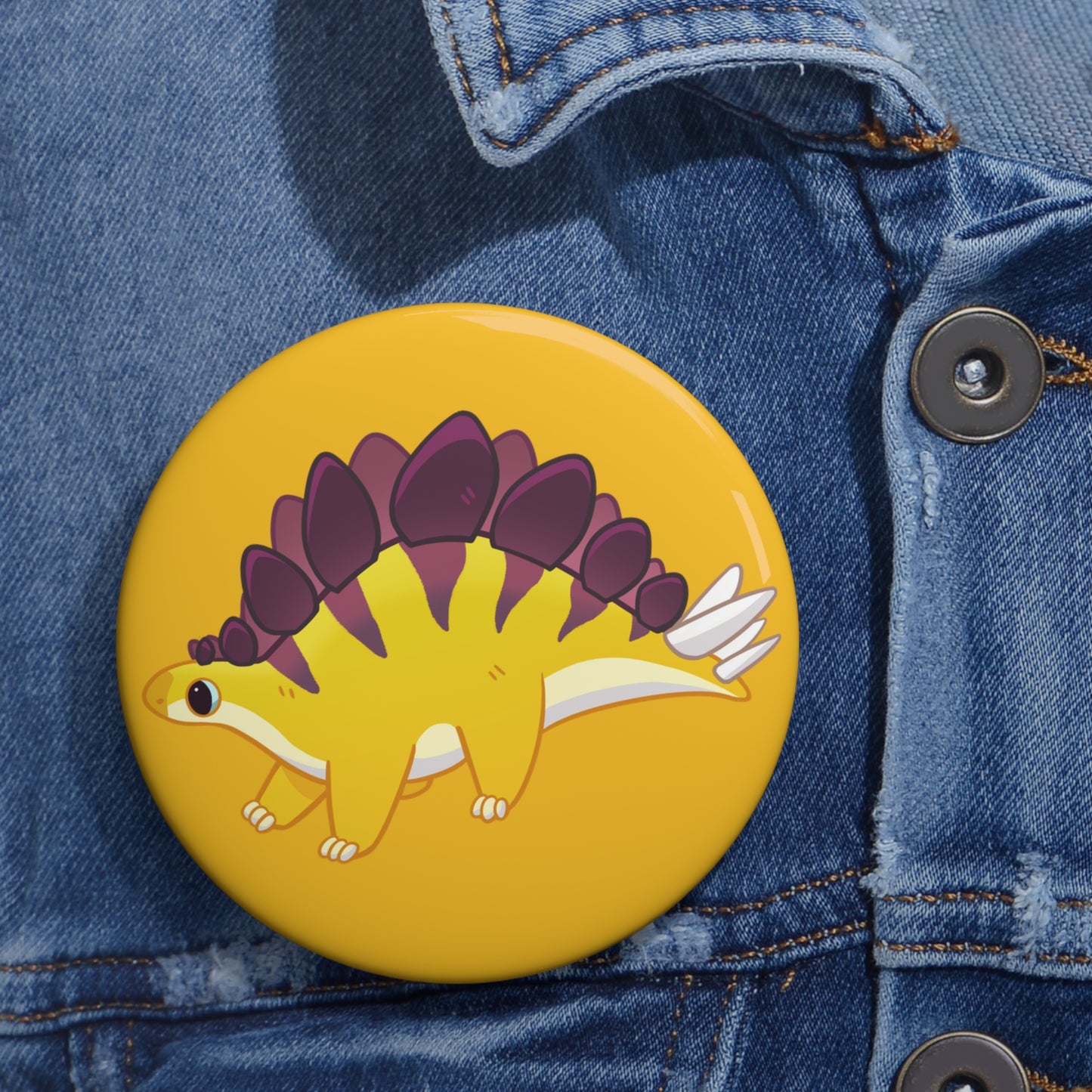 Stegosaurus Pin Badge