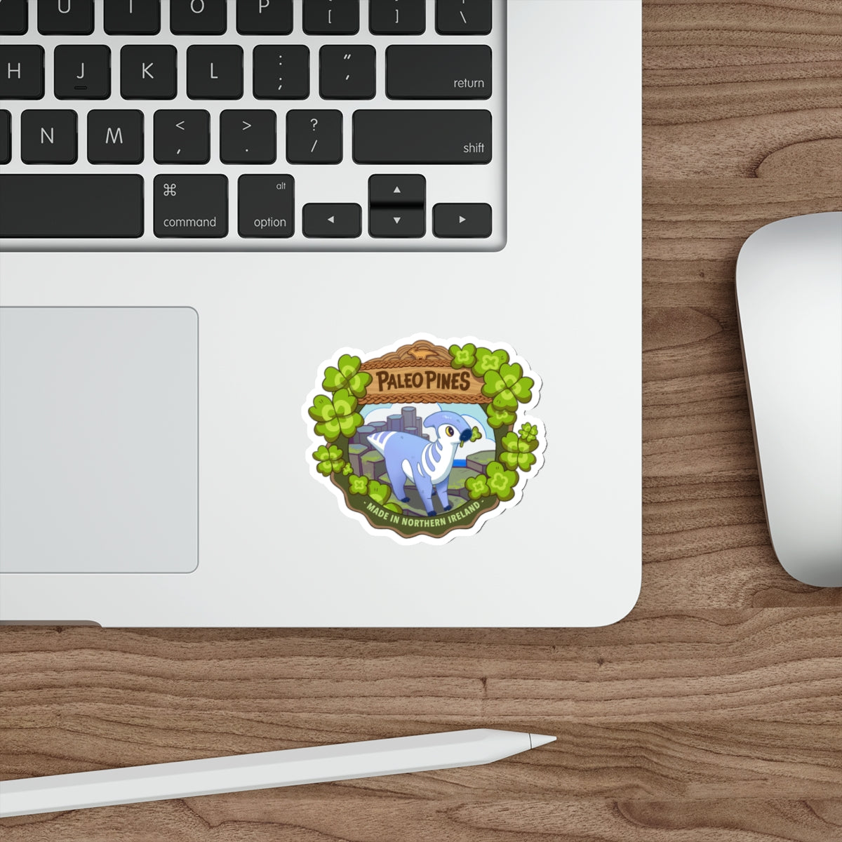 Paleo Pines Made in Northern Ireland Sticker - Die-Cut Stickers