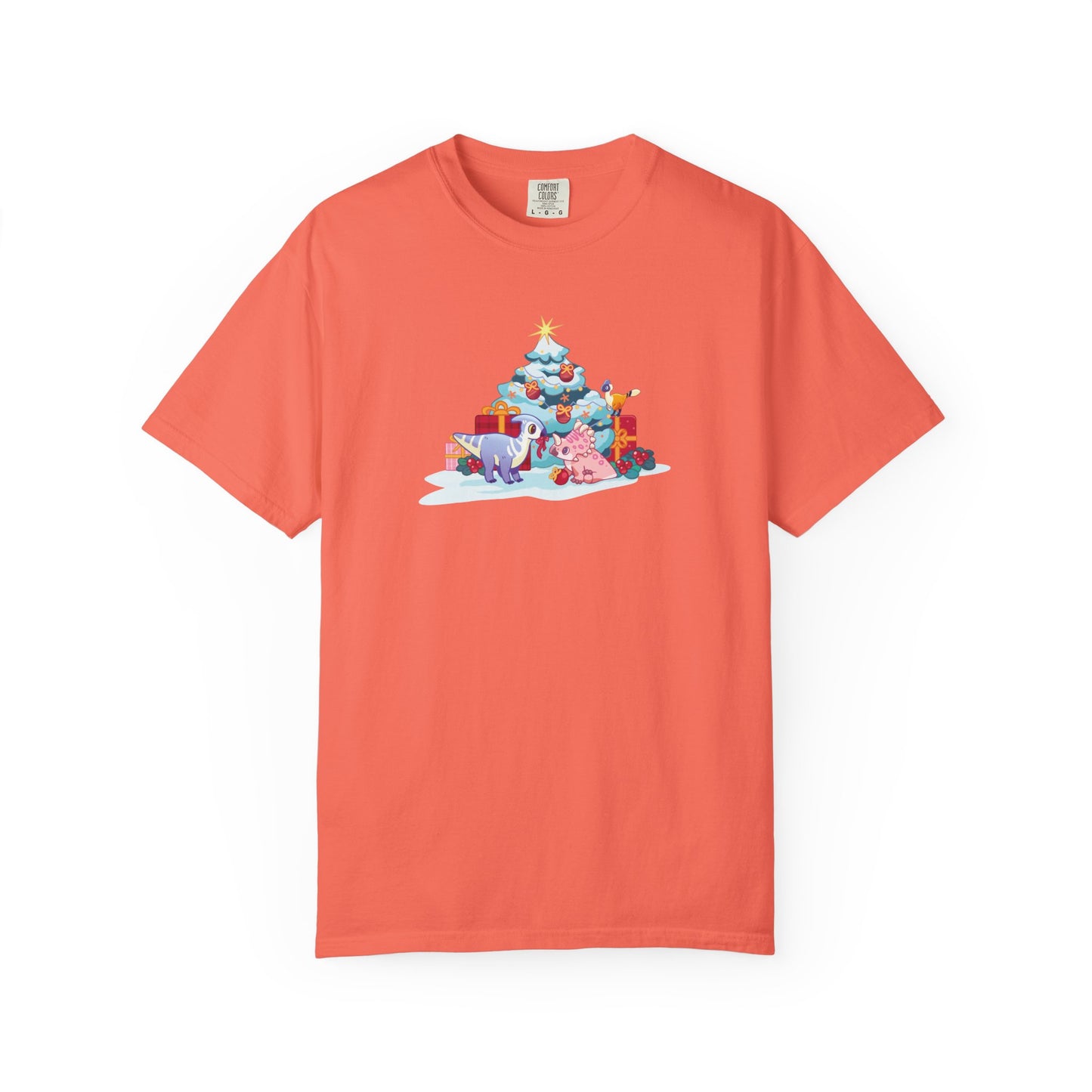 Holiday Dino Tree Decorating T-Shirt