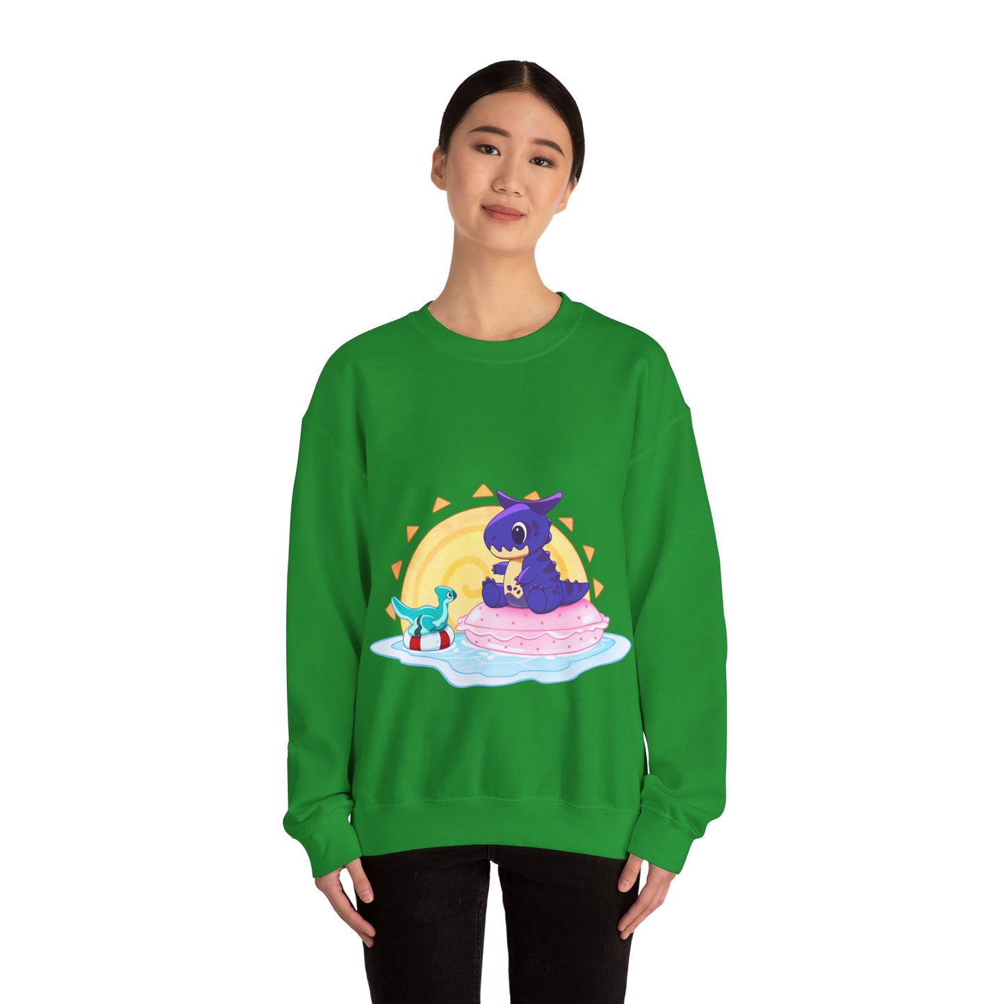 Limited Edition Carnotaurus with Archaeopteryx Sidekick Plushie Concept Art - Sweatshirt (UK, USA, EU, CAN EDITION)