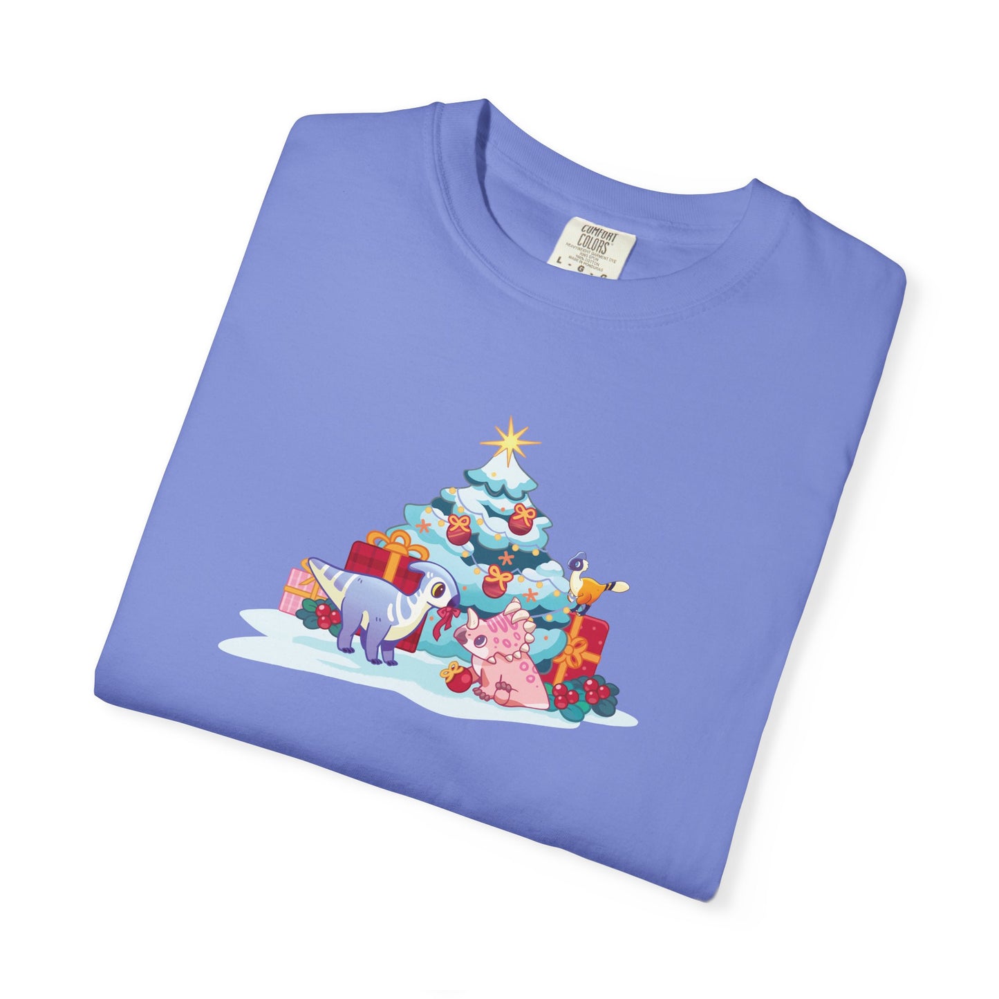 Holiday Dino Tree Decorating T-Shirt