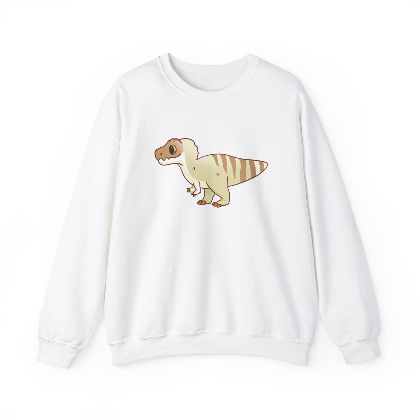 Vanilla Coffee Tyrannosaurus Rex Sweatshirt - Unisex Heavy Blend™ Crewneck Sweatshirt