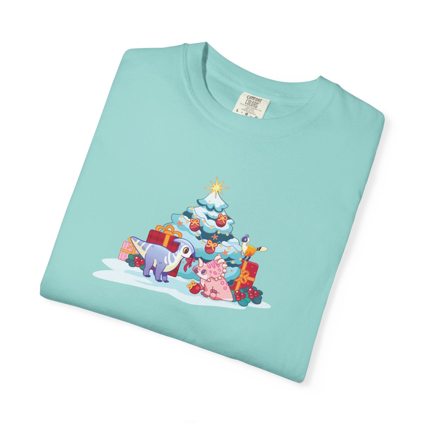 Holiday Dino Tree Decorating T-Shirt