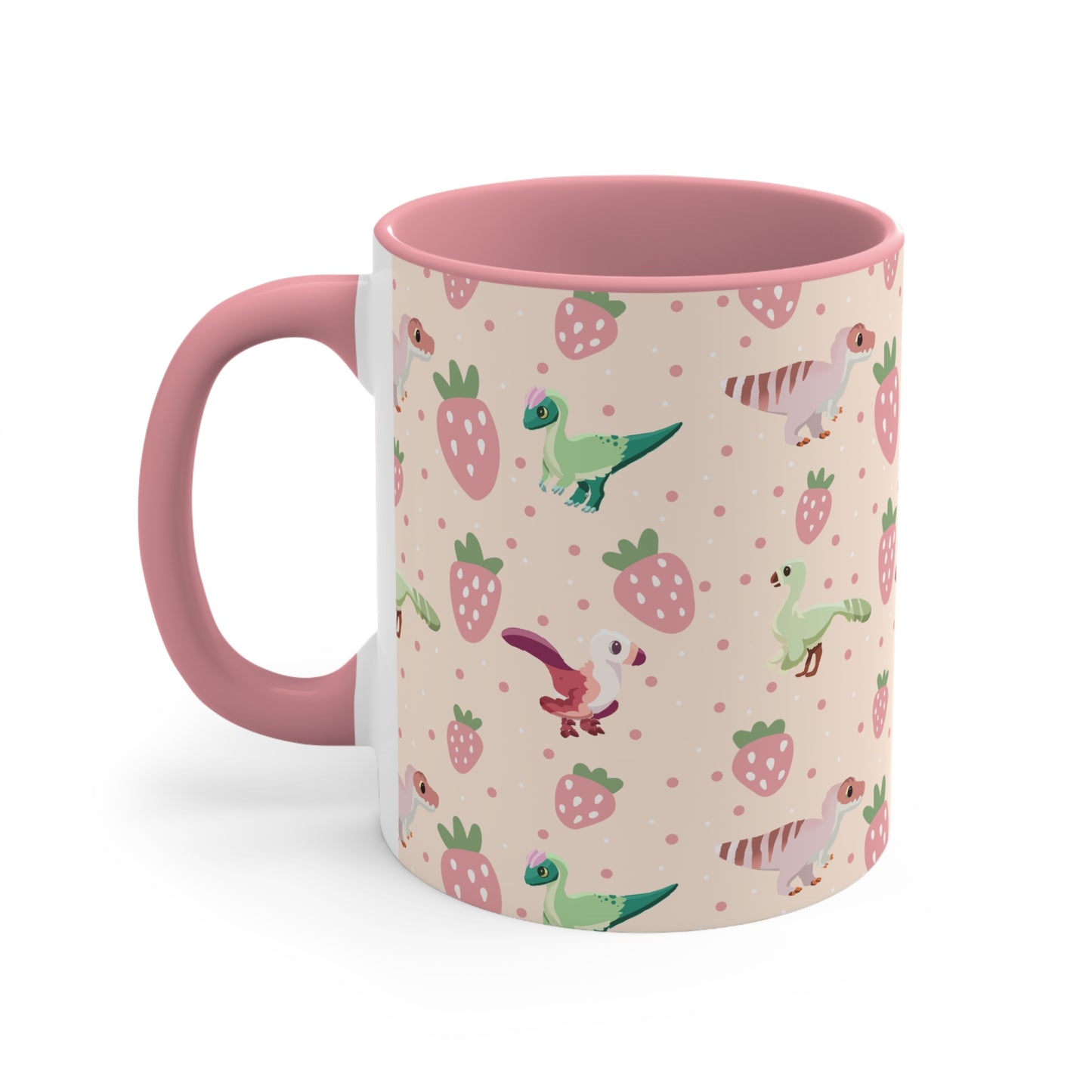 Strawberry Dinos - Mug