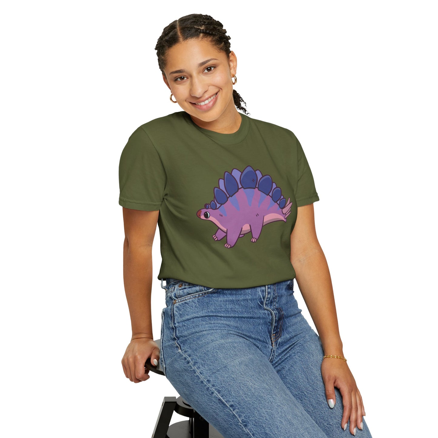 Bisexual Pride Stegosaurus- T-Shirt