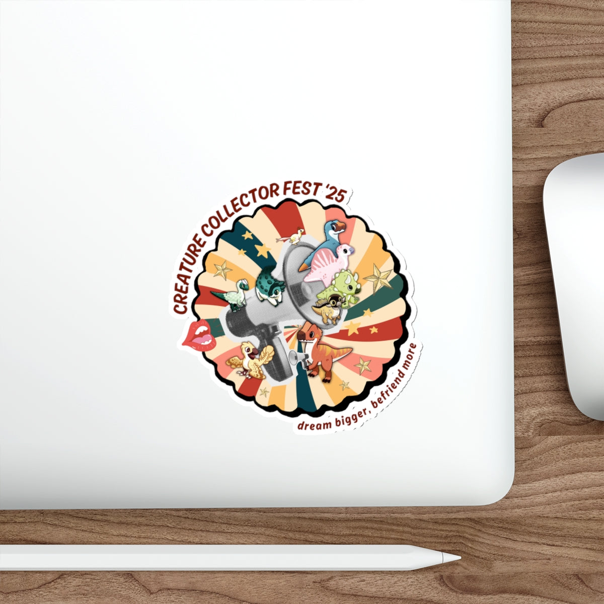 Limited Edition Dream Bigger, Befriend More - Creature Collector Festival 2025 Sticker  - Die-Cut Stickers