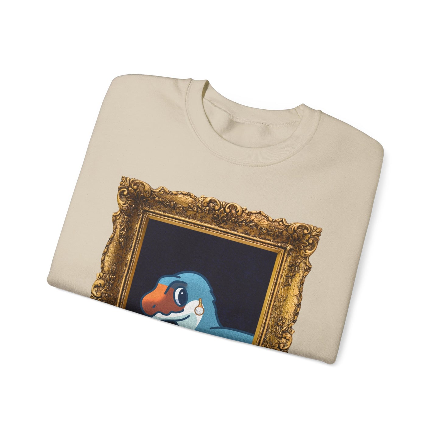 Megalo with a Pearl Earring - Unisex Heavy Blend™ Crewneck Sweatshirt