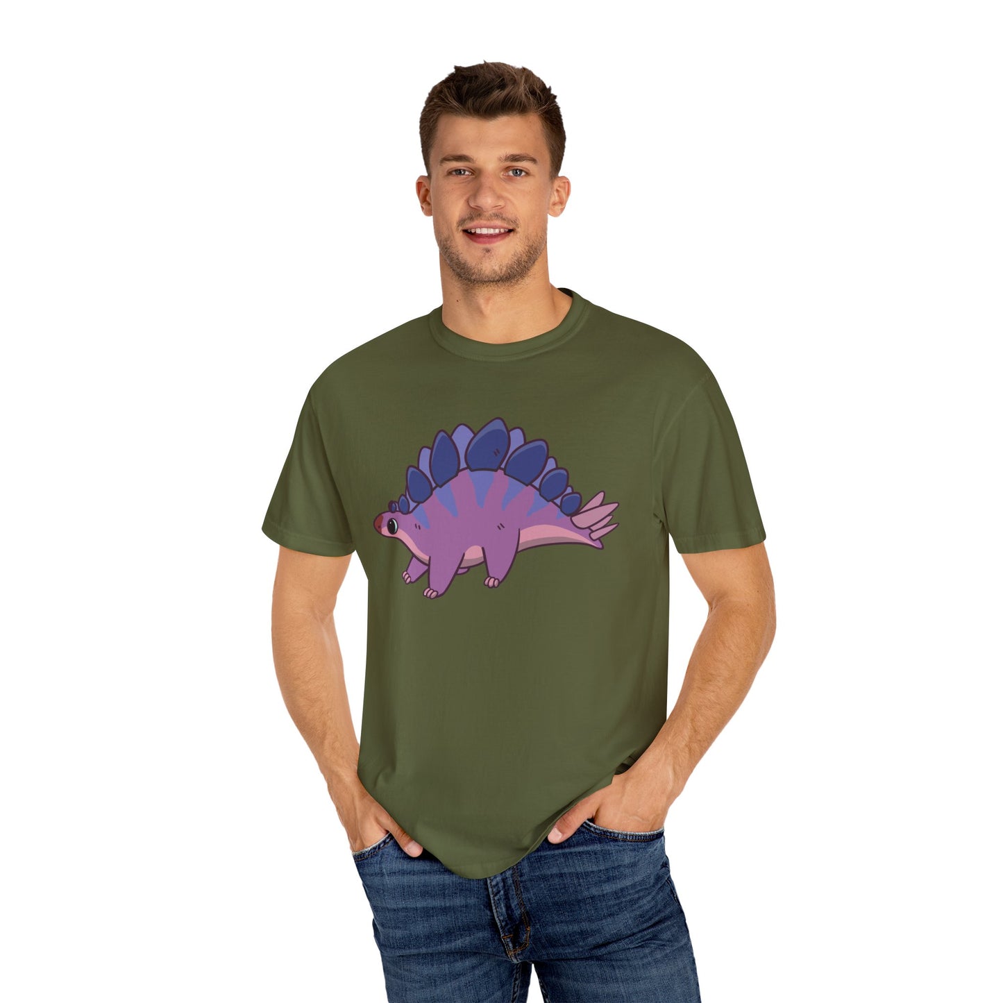 Bisexual Pride Stegosaurus- T-Shirt