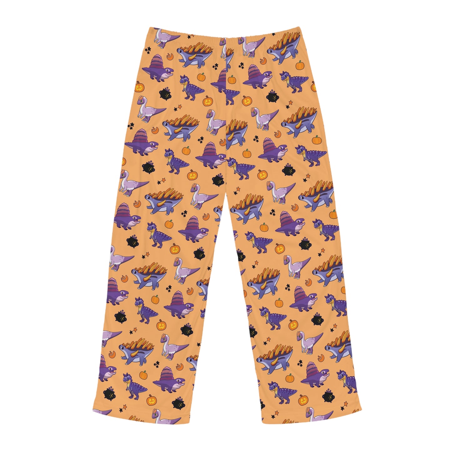 Halloween Dinos - Orange Men's Pajama Pants