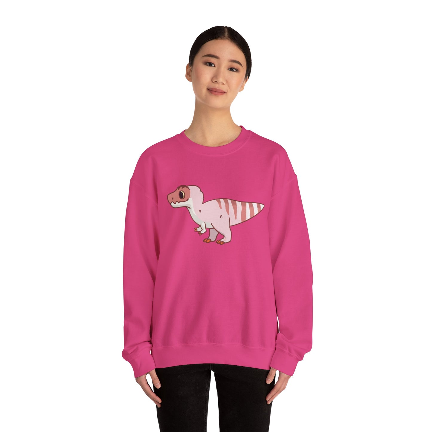 Strawberry Tyrannosaurus Rex - Unisex Heavy Blend™ Crewneck Sweatshirt