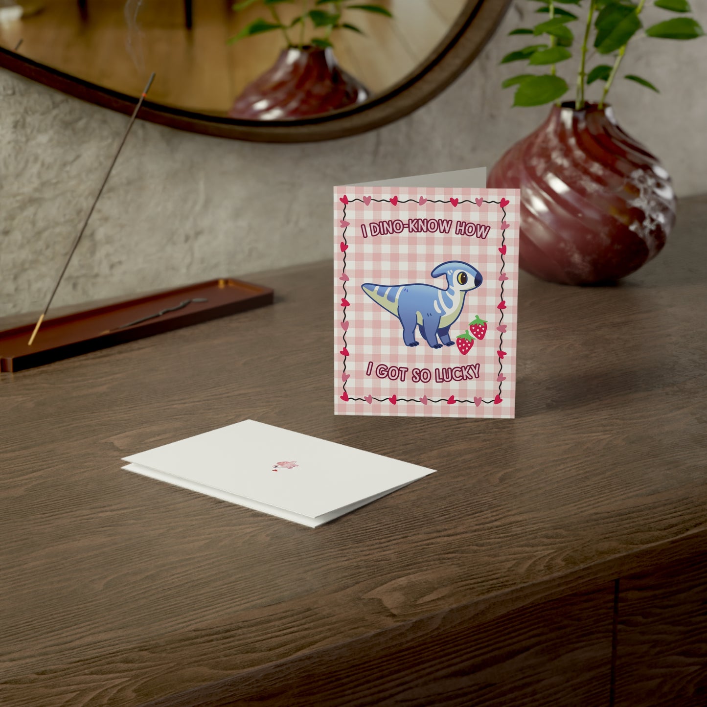 I Dino-Know How I Got So Lucky! - Valentines Day Card
