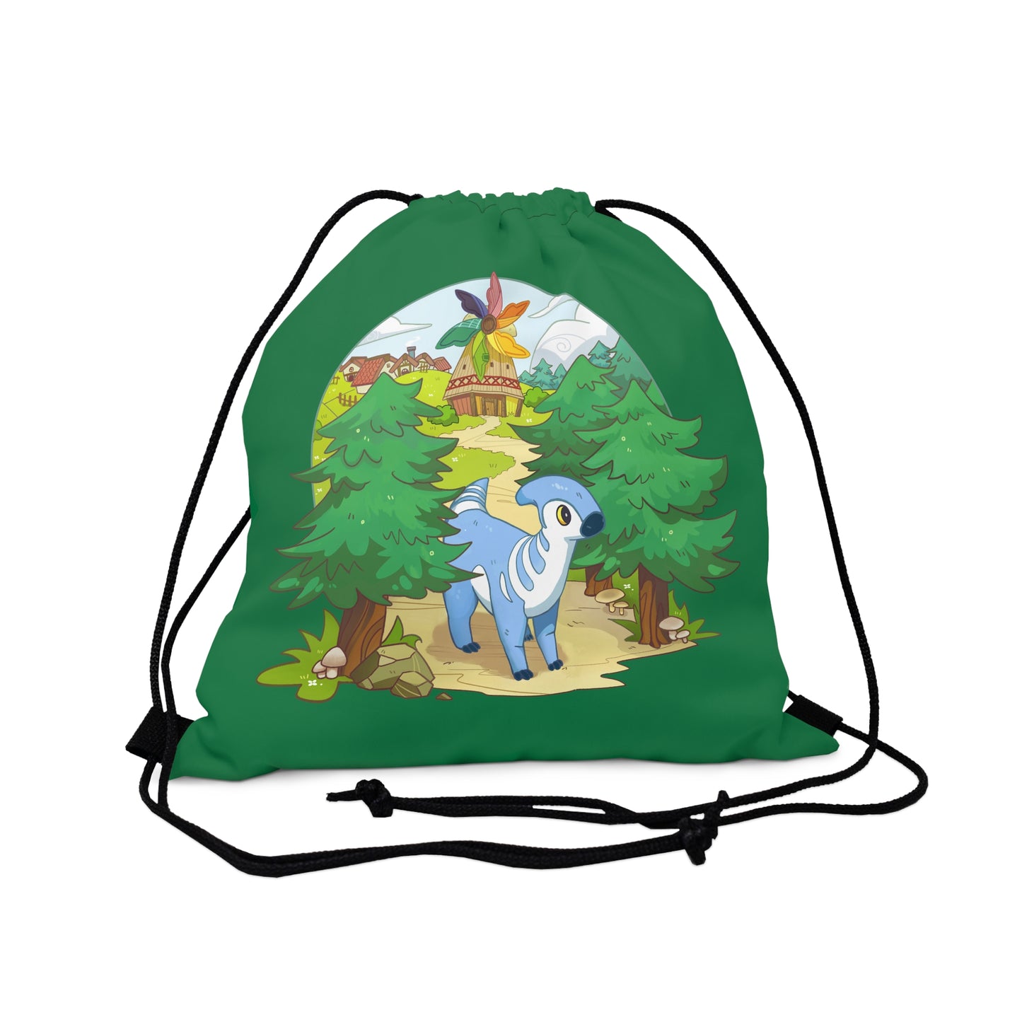 Walk by the Windmill - Drawstring Bag