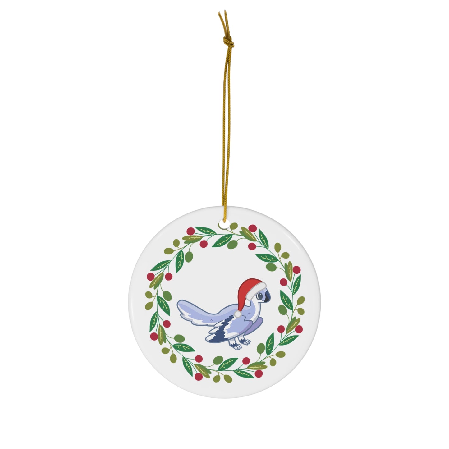 Holiday Archaeoptryx - Ceramic Ornament