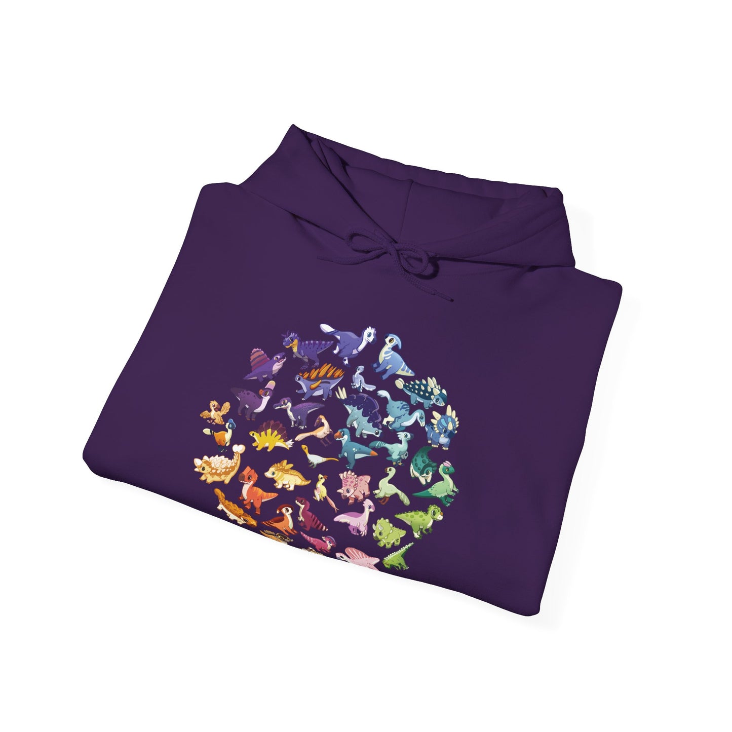 Rainbow of Dinos - Unisex Heavy Blend™ Hooded Sweatshirt