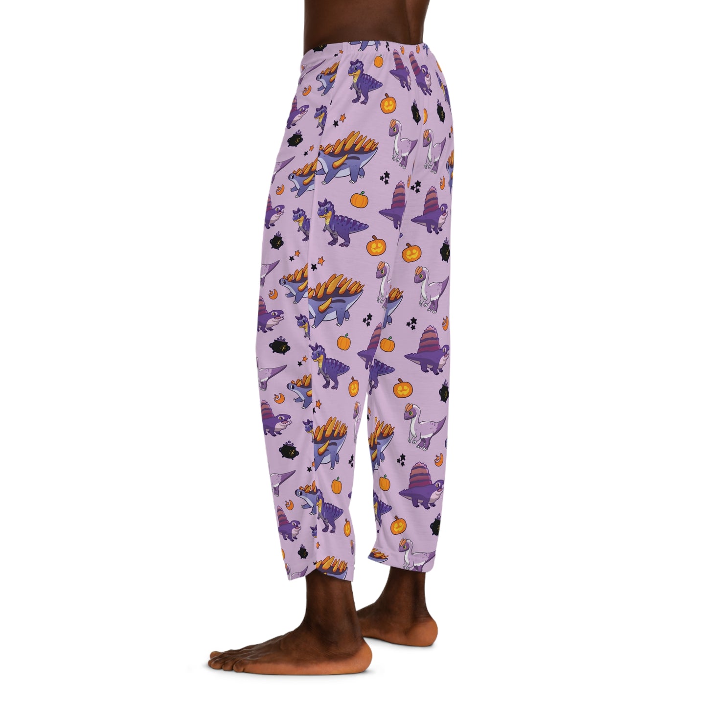 Halloween Dinos - Purple Men's Pajama Pants