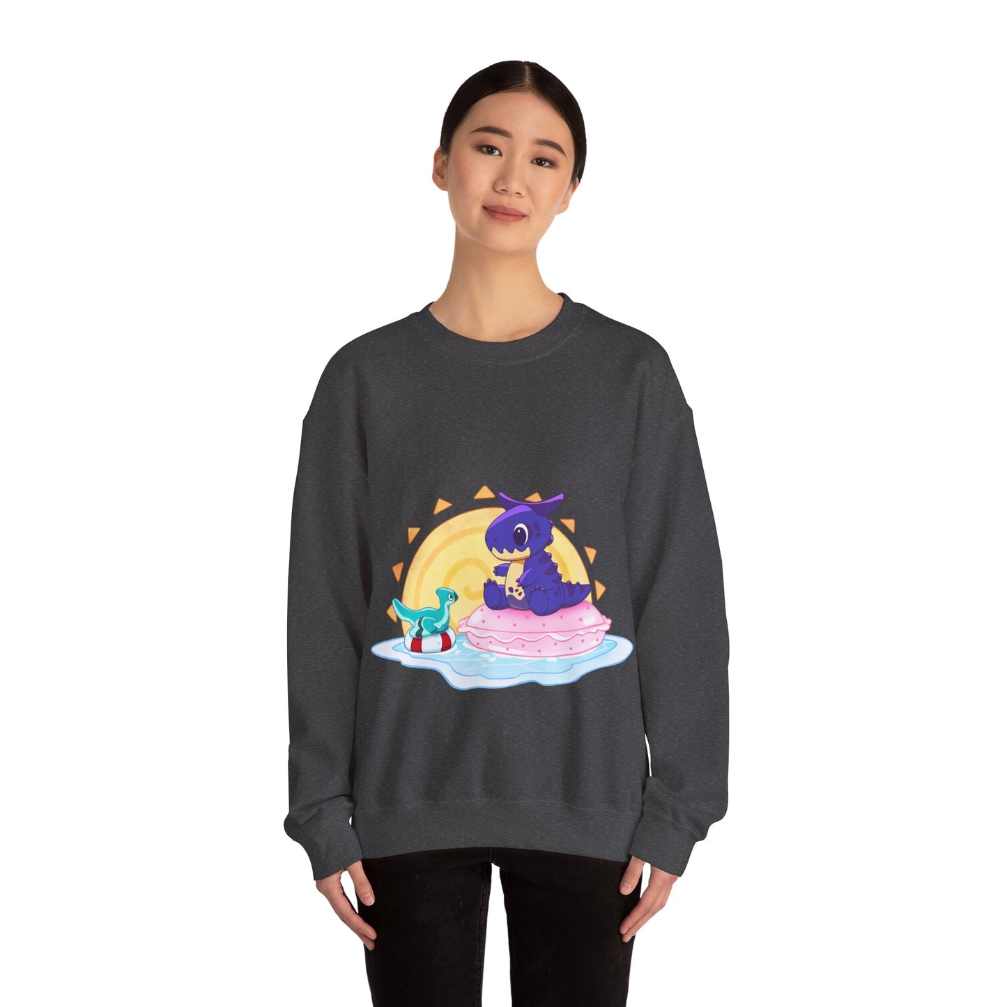 Limited Edition Carnotaurus with Archaeopteryx Sidekick Plushie Concept Art - Sweatshirt (UK, USA, EU, CAN EDITION)