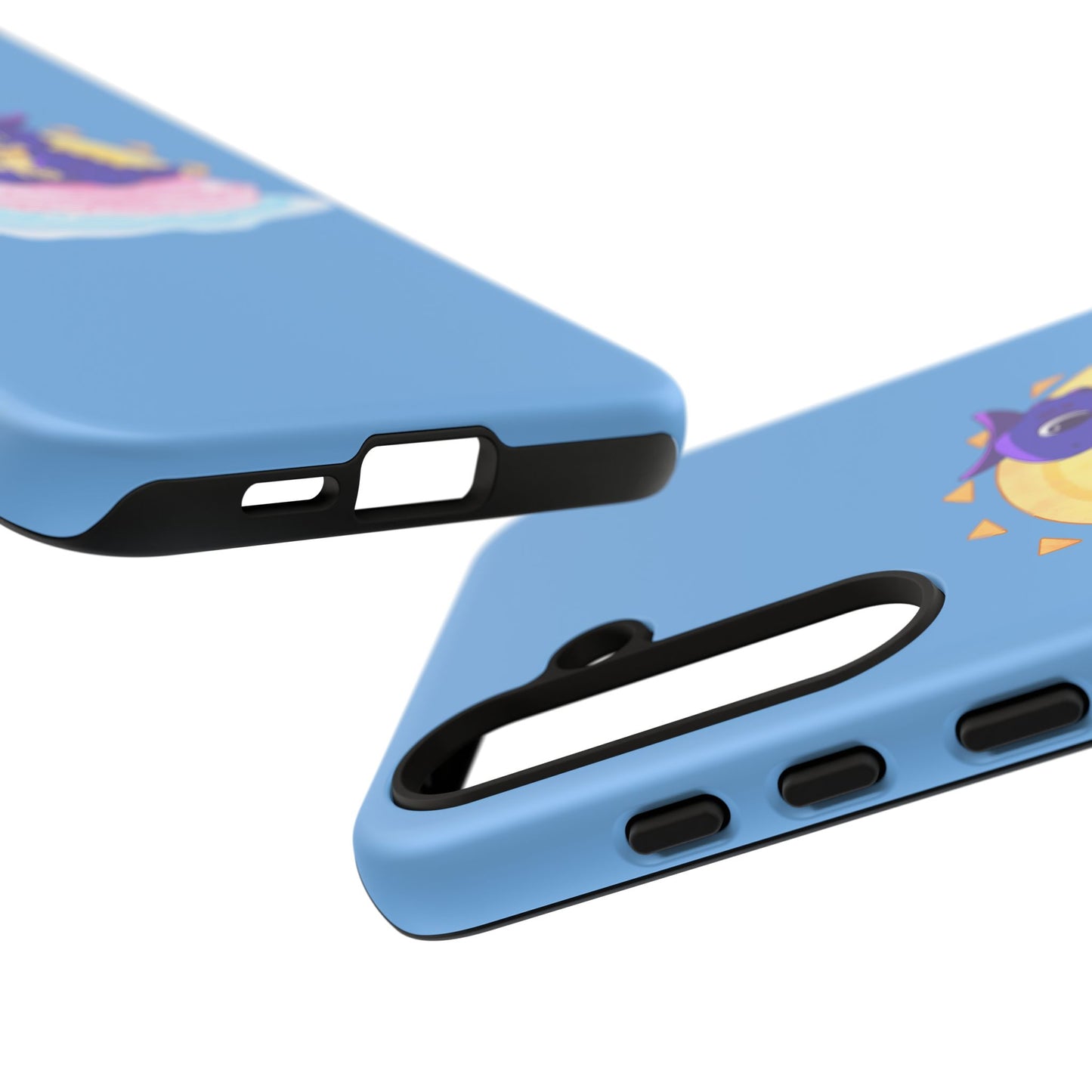 Limited Edition Carnotaurus with Archaeopteryx Sidekick Plushie Concept Art - Phone Case