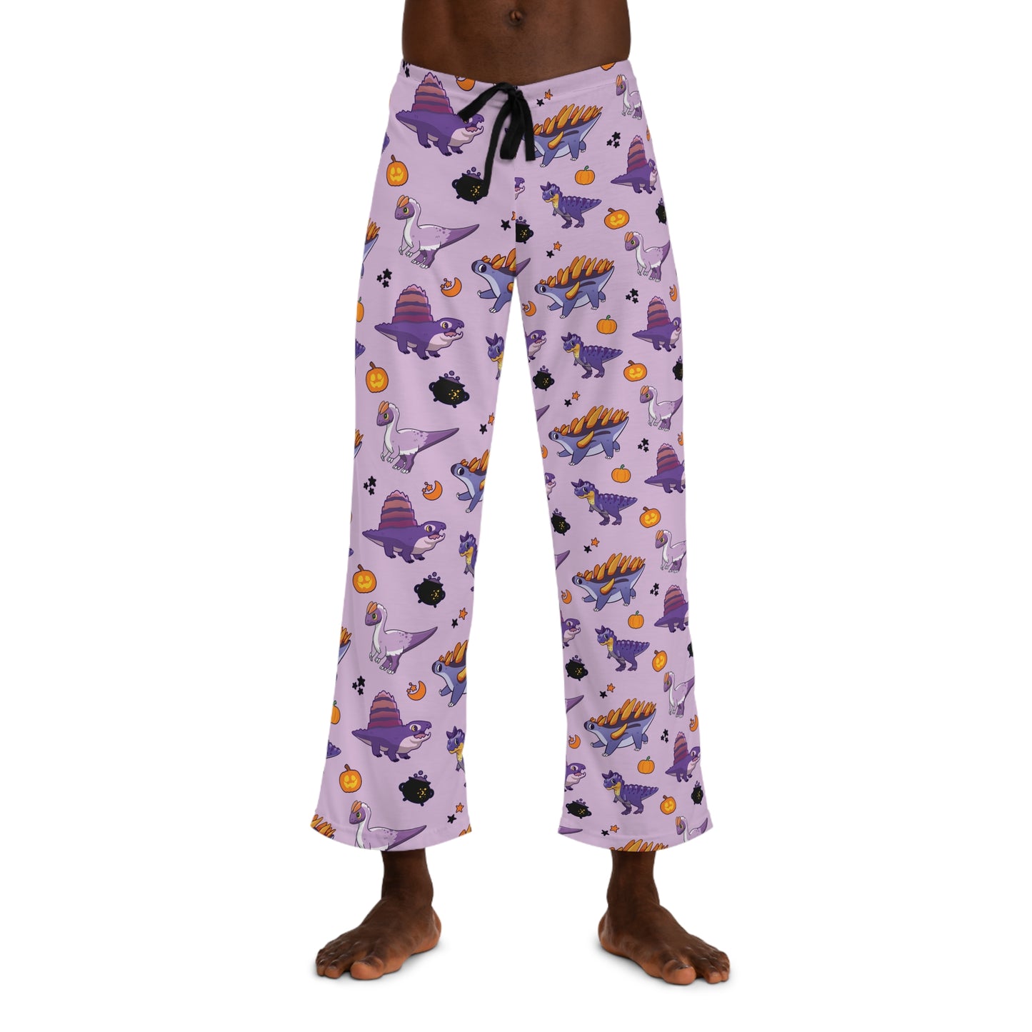 Halloween Dinos - Purple Men's Pajama Pants