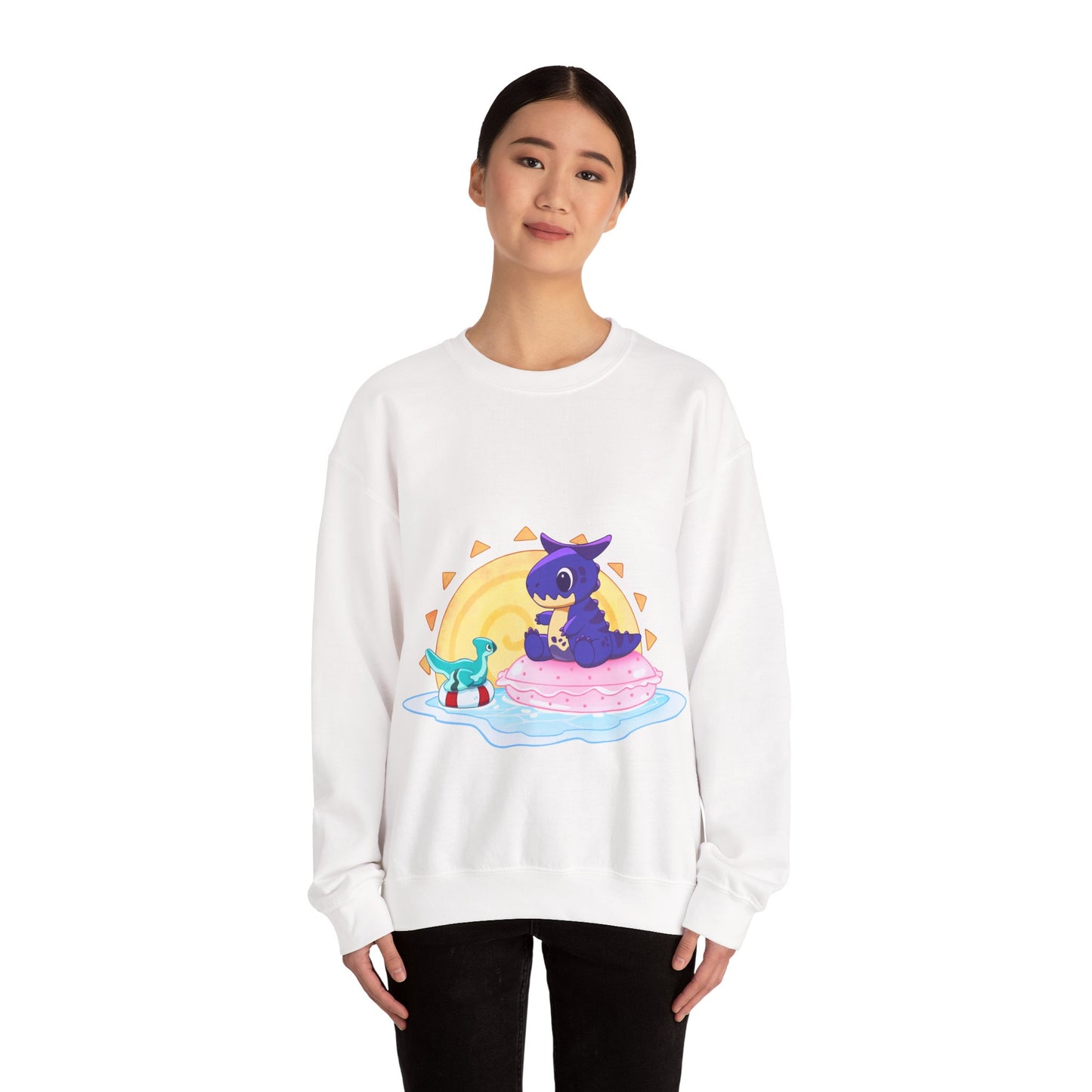 Limited Edition Carnotaurus with Archaeopteryx Sidekick Plushie Concept Art - Sweatshirt (UK, USA, EU, CAN EDITION)