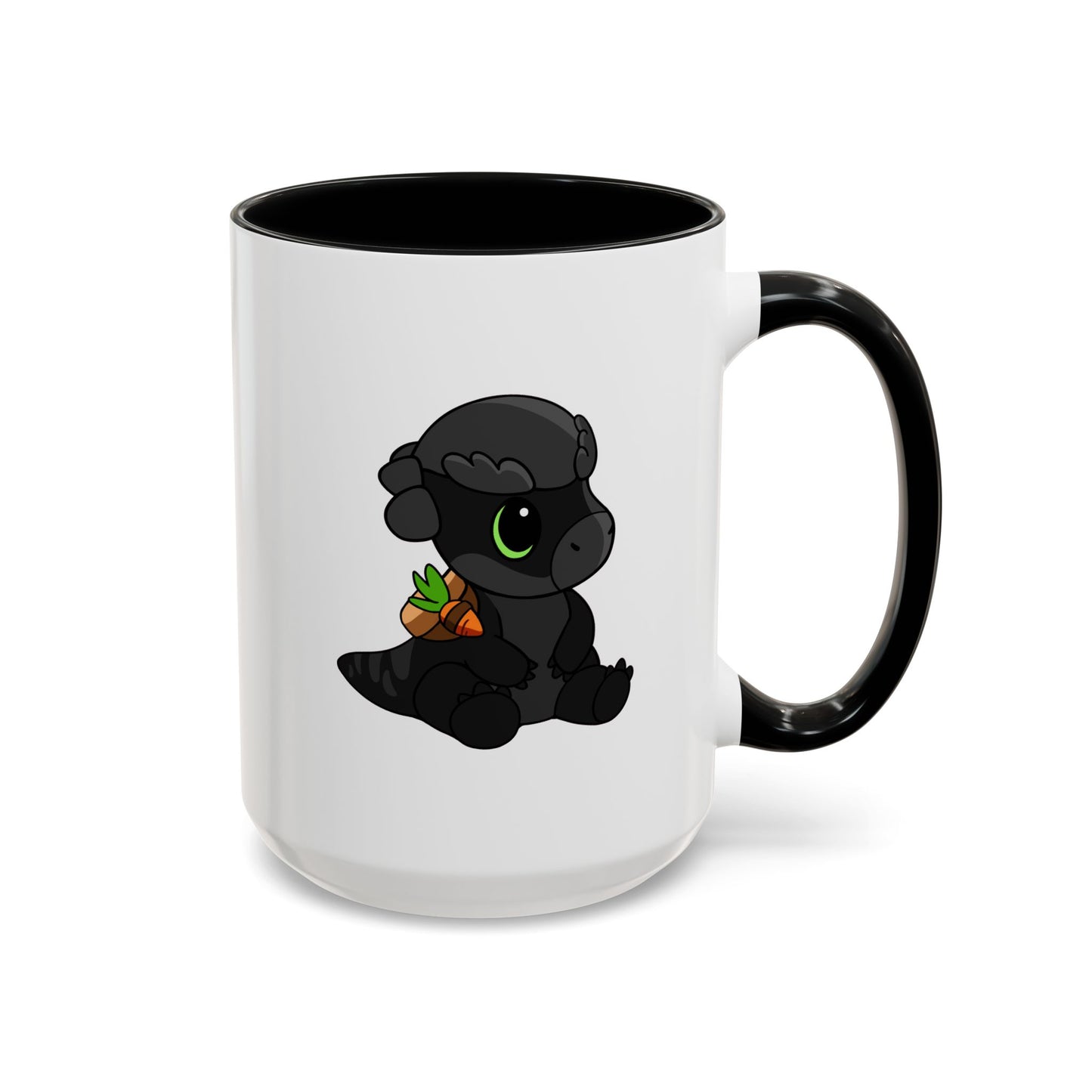 Limited Edition Bonk the Melanistic Pachycephalosaurus Plushie Art - Mug