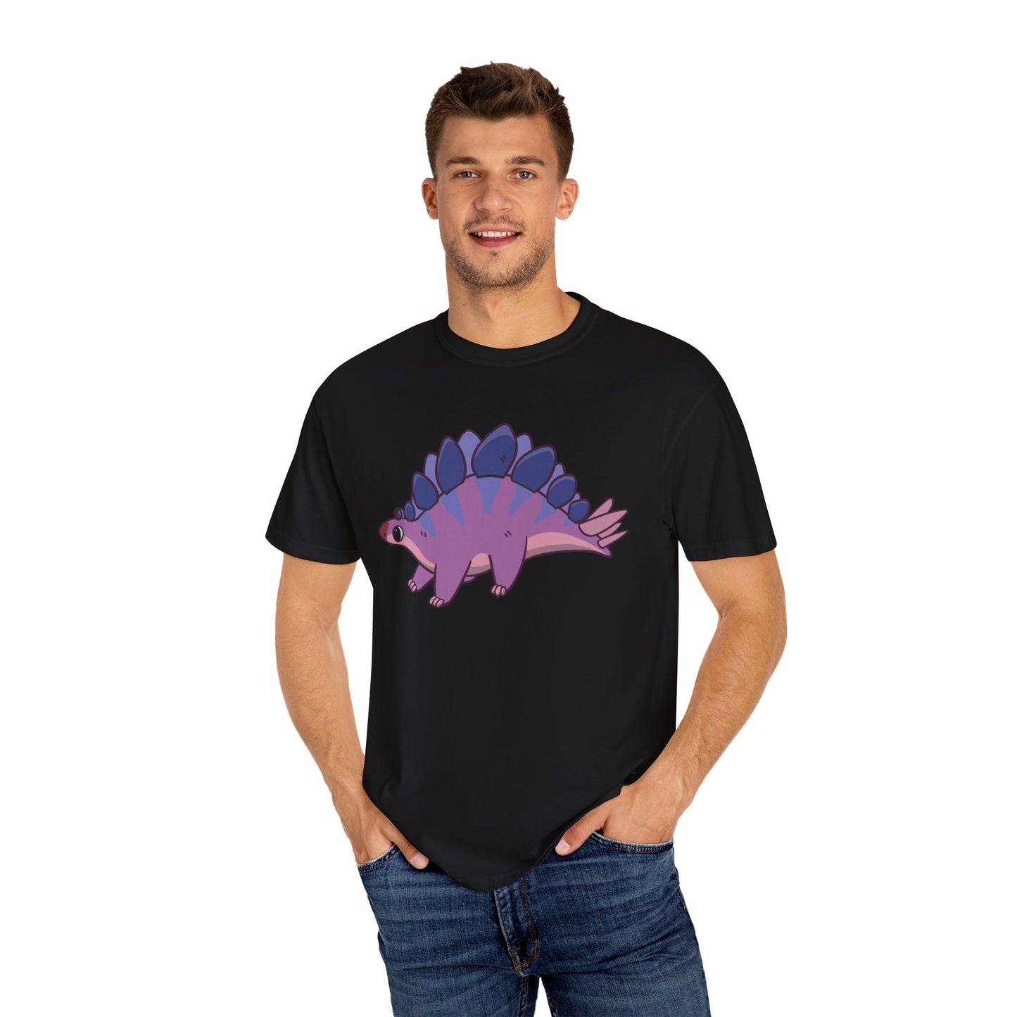 Bisexual Pride Stegosaurus- T-Shirt