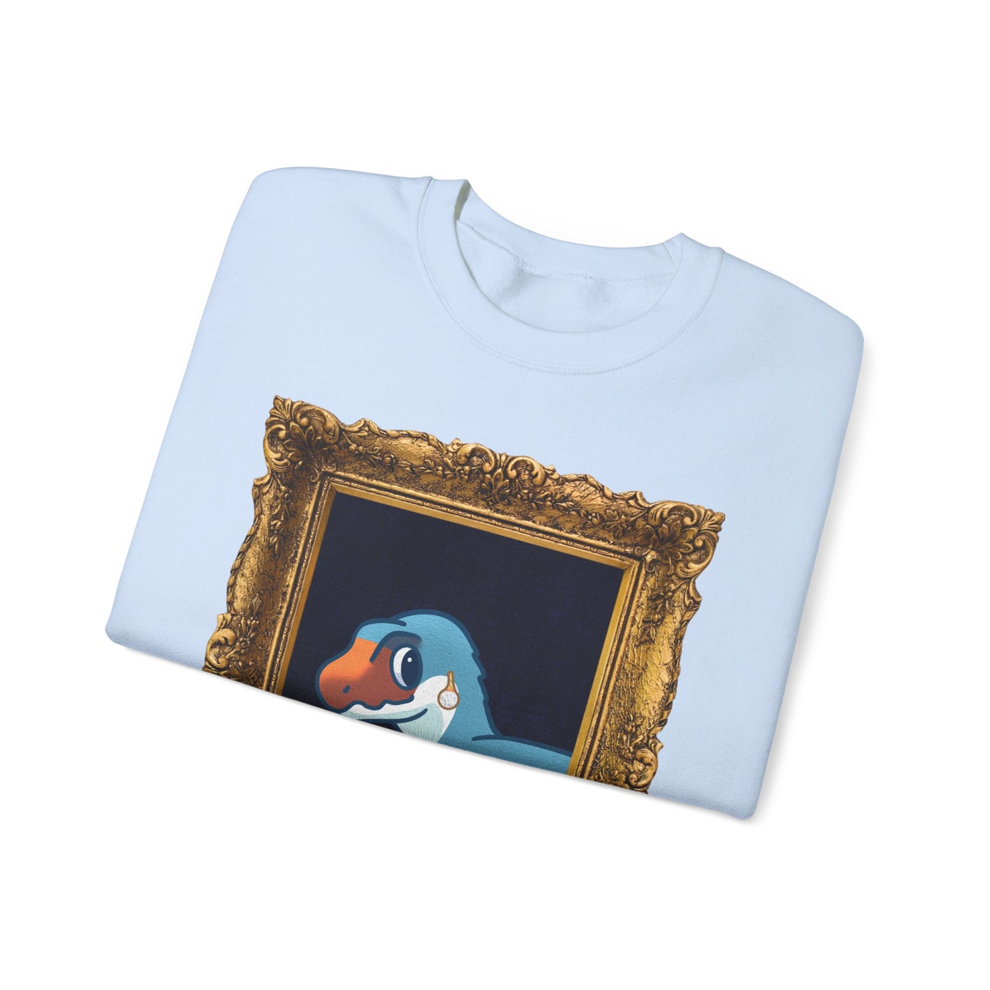 Megalo with a Pearl Earring - Unisex Heavy Blend™ Crewneck Sweatshirt