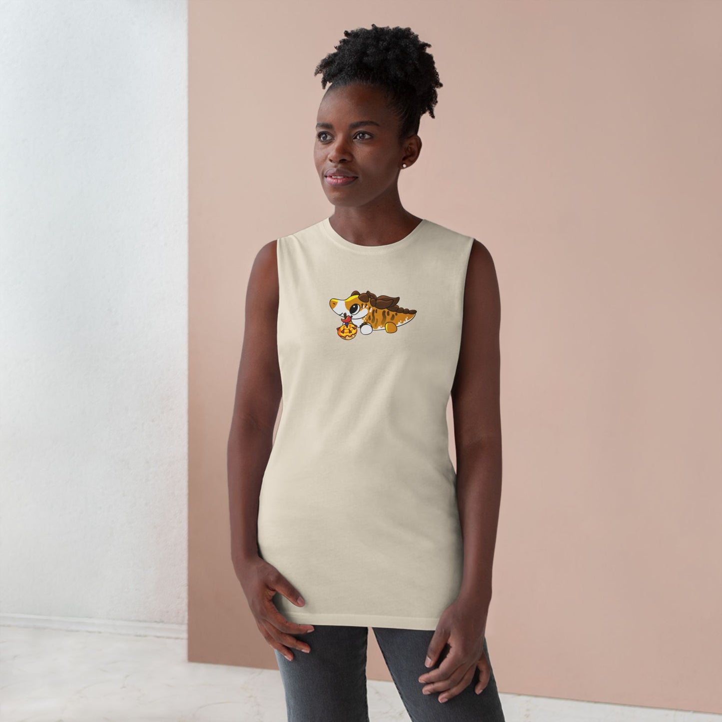 Limited Edition Desmond the Desmatosuchus Plushie Art  - Tank Top