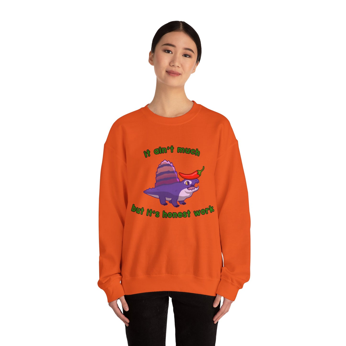 It Ain't Much, But it's Honest Work - Unisex Heavy Blend™ Crewneck Sweatshirt