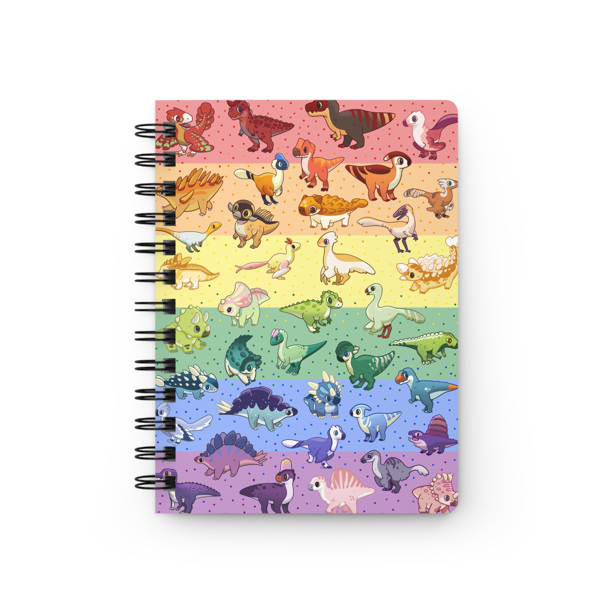 Pride Dinos - Spiral Bound Journal – Paleo Pines Official Merchandise