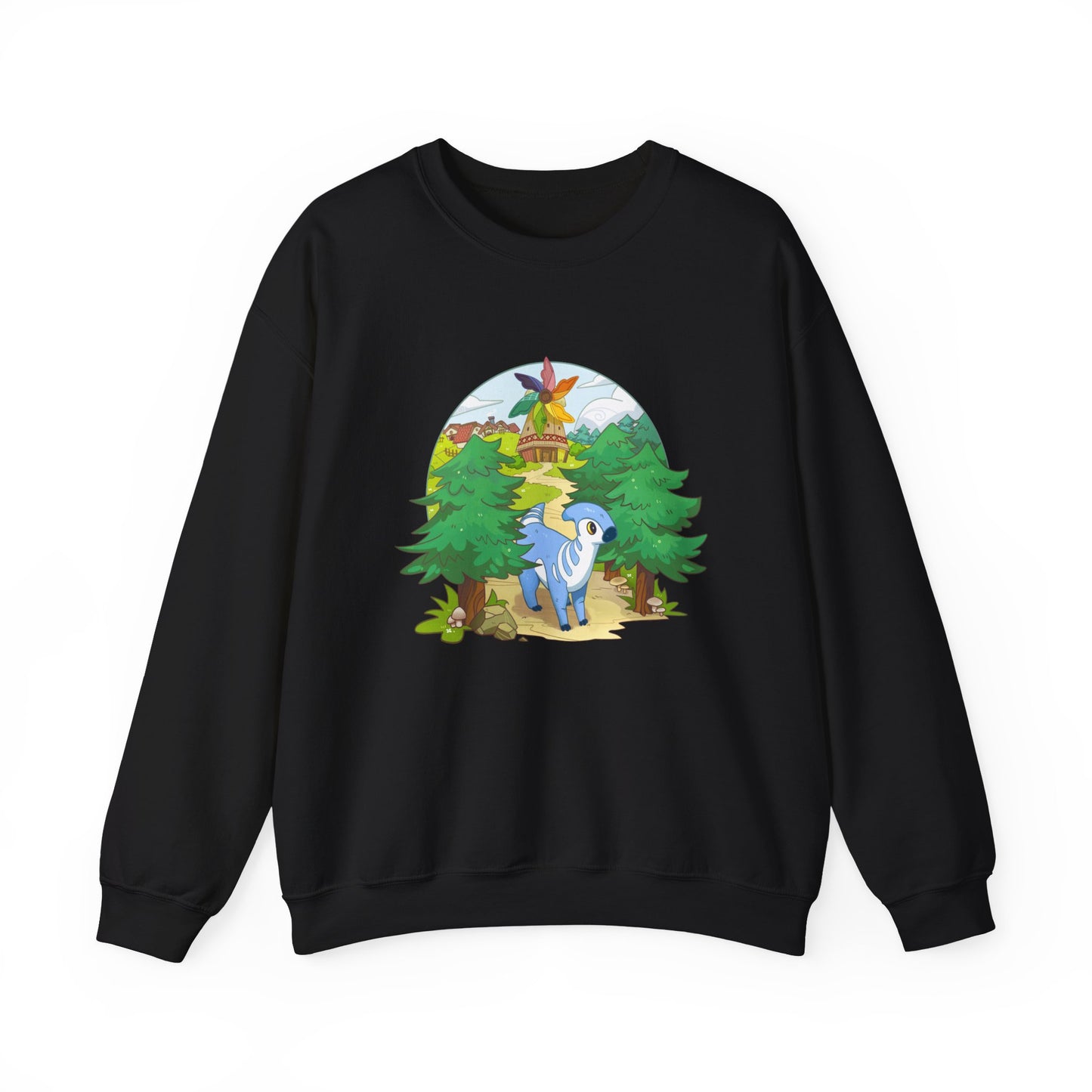 Walk by the Windmill - Unisex Heavy Blend™ Crewneck Sweatshirt