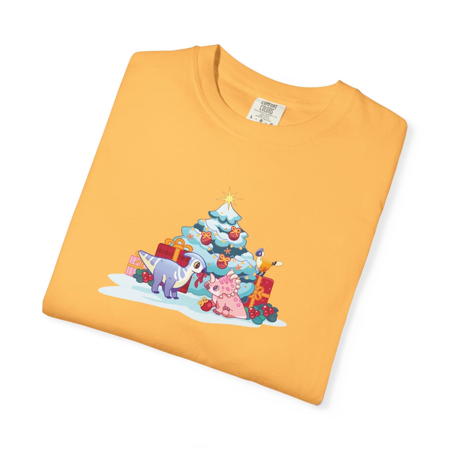 Holiday Dino Tree Decorating T-Shirt