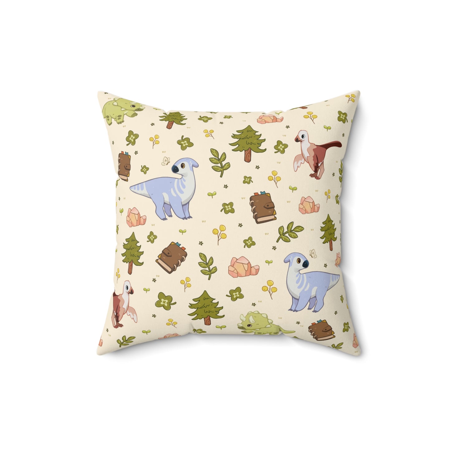 Square Pillow - Roaming Rancher in Tamablume Cream