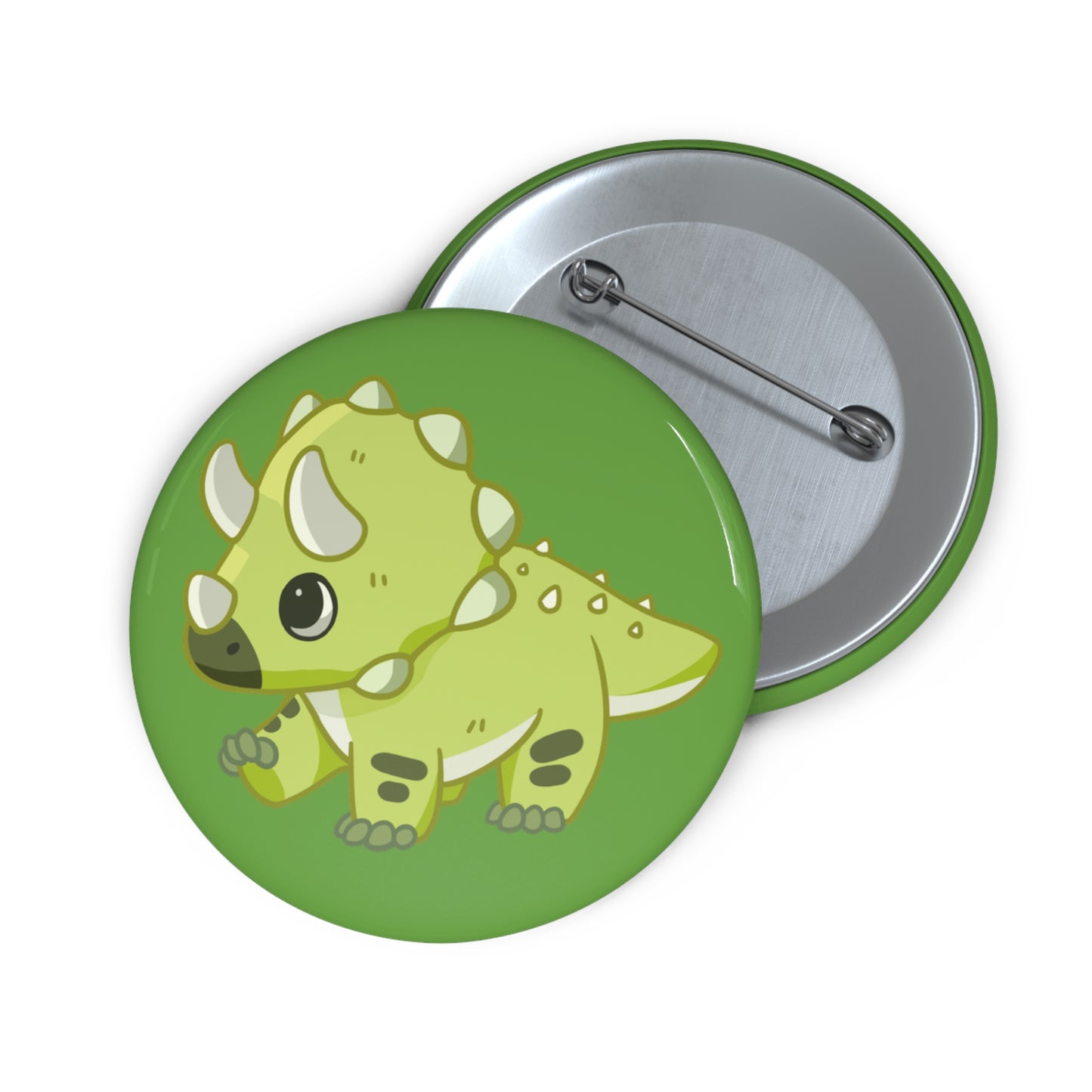 Triceratops Pin Badge