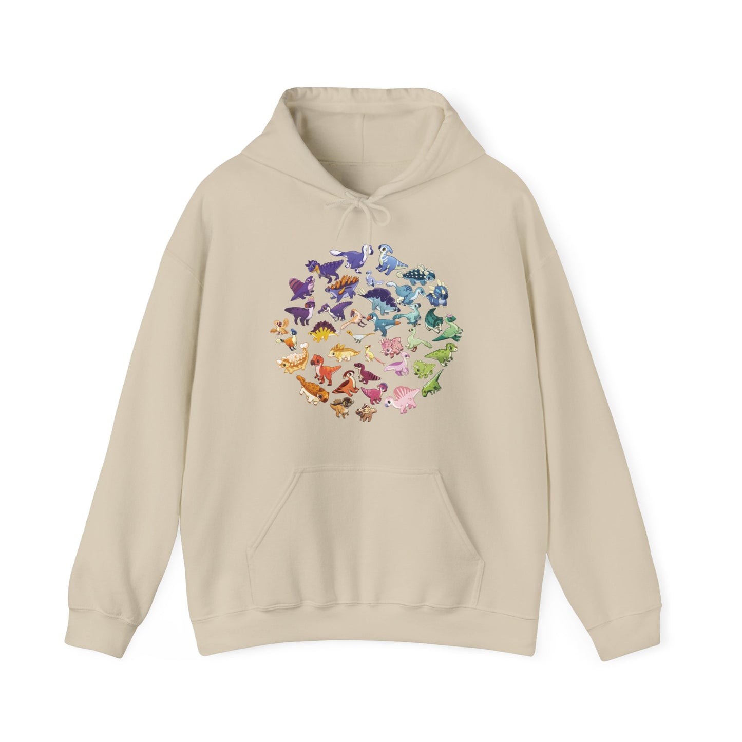 Rainbow of Dinos - Unisex Heavy Blend™ Hooded Sweatshirt
