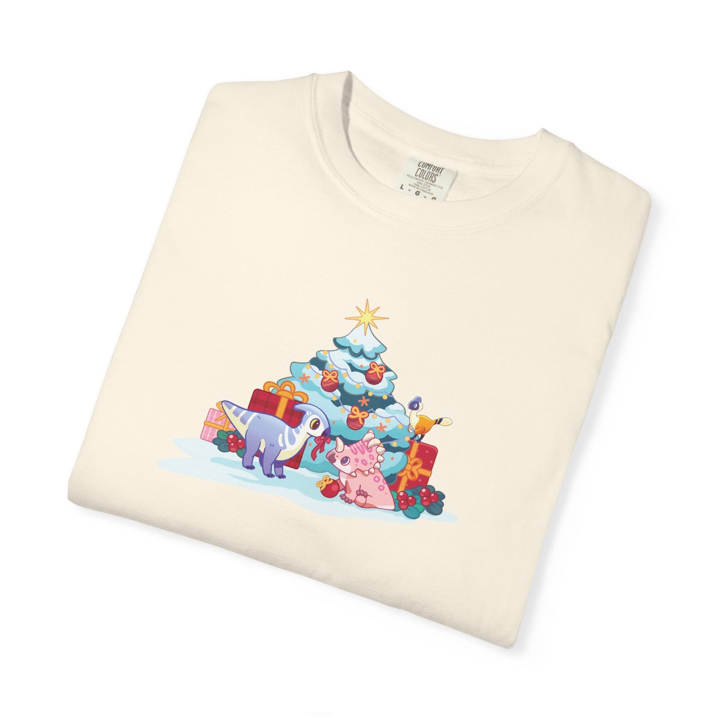Holiday Dino Tree Decorating T-Shirt