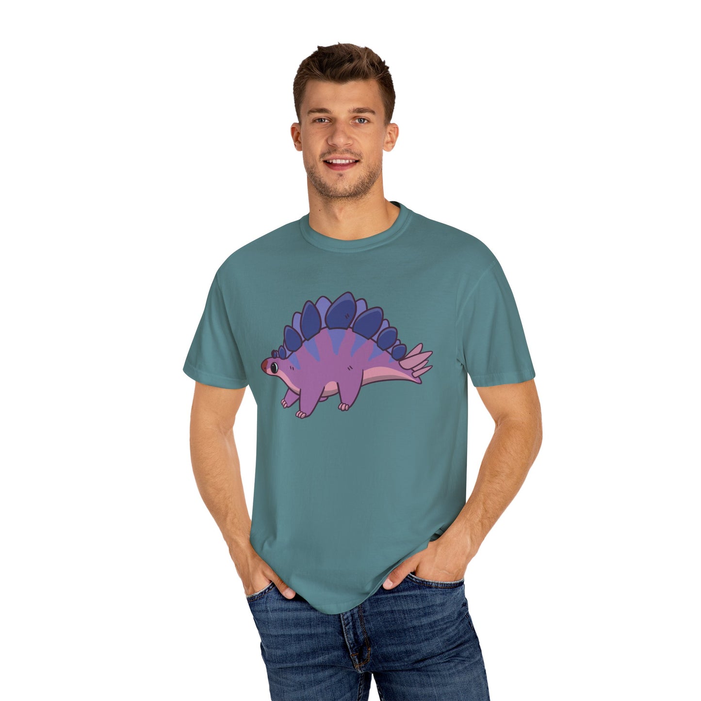 Bisexual Pride Stegosaurus- T-Shirt