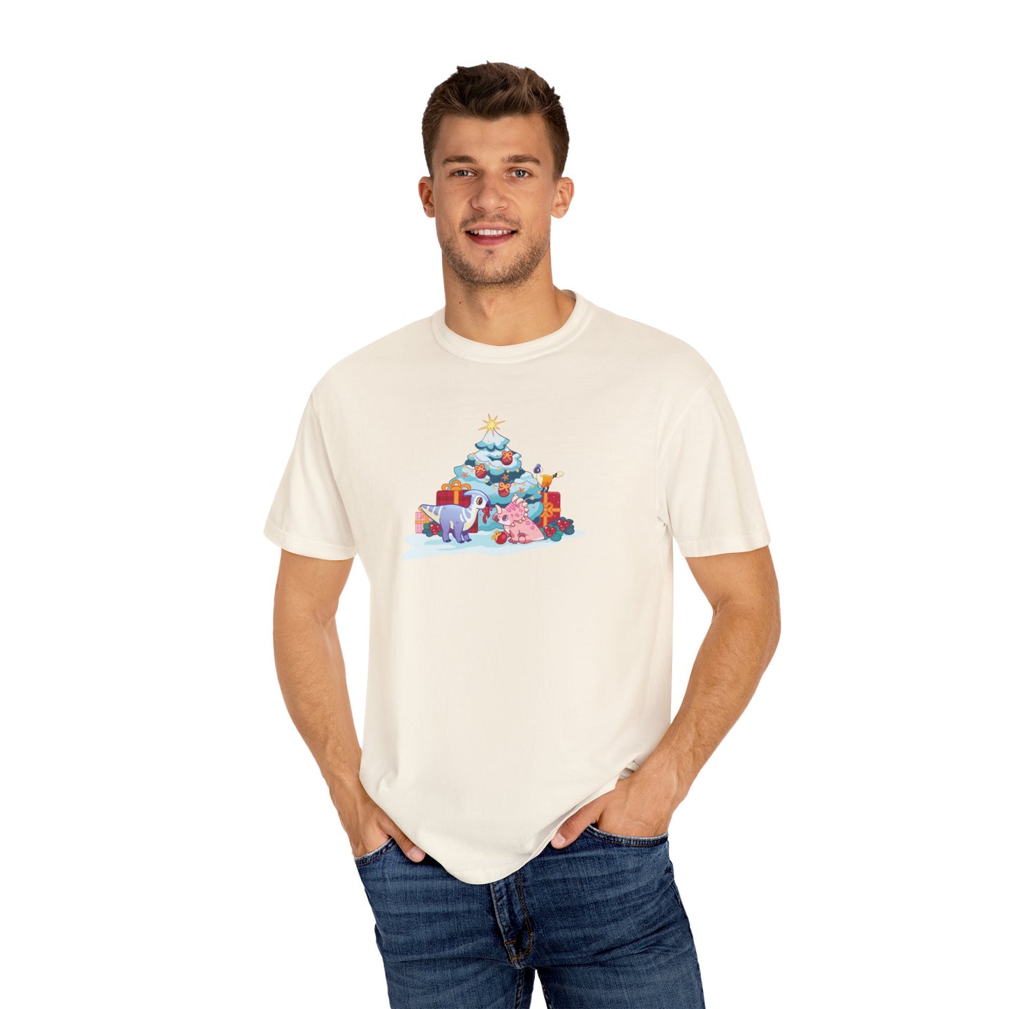 Holiday Dino Tree Decorating T-Shirt