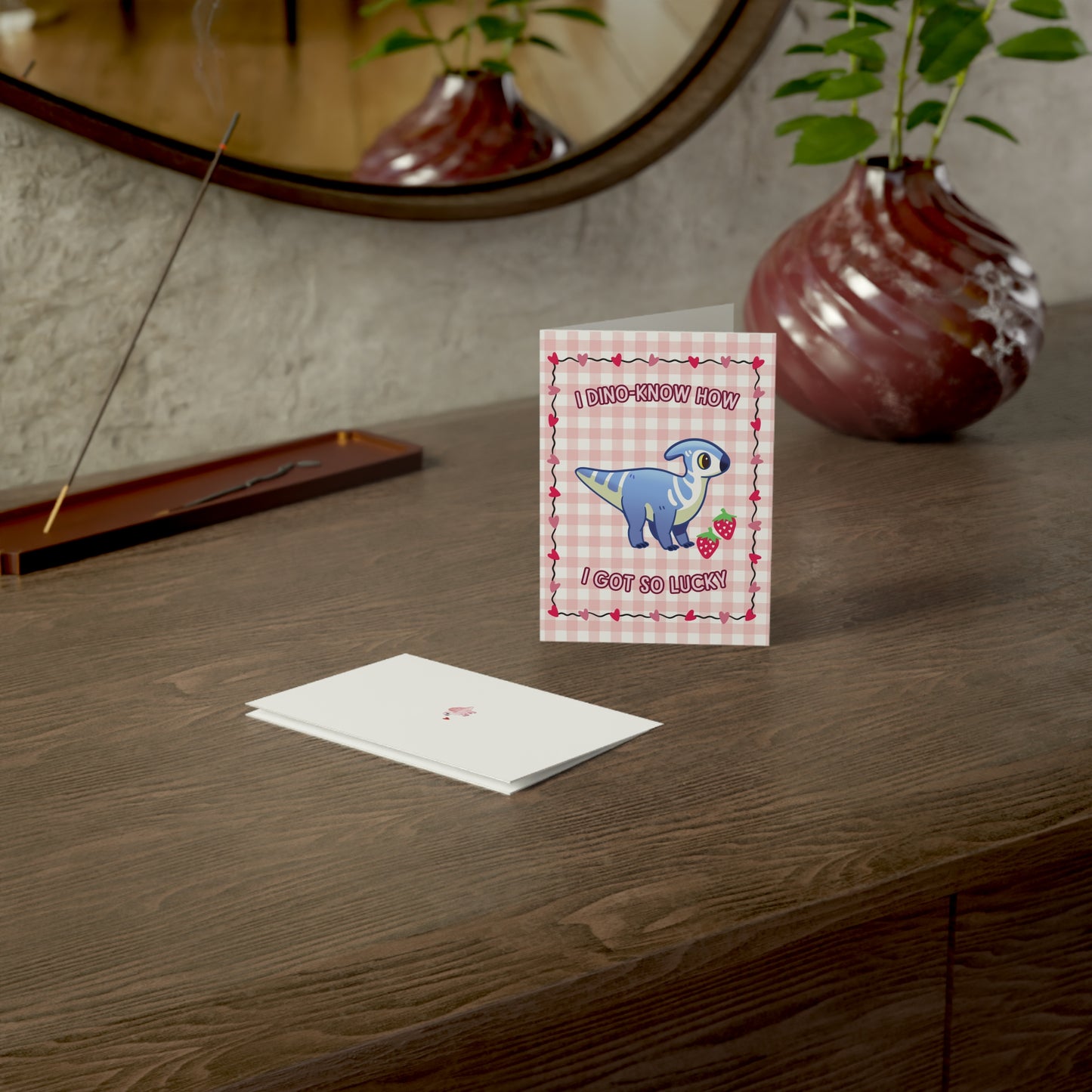 I Dino-Know How I Got So Lucky! - Valentines Day Card