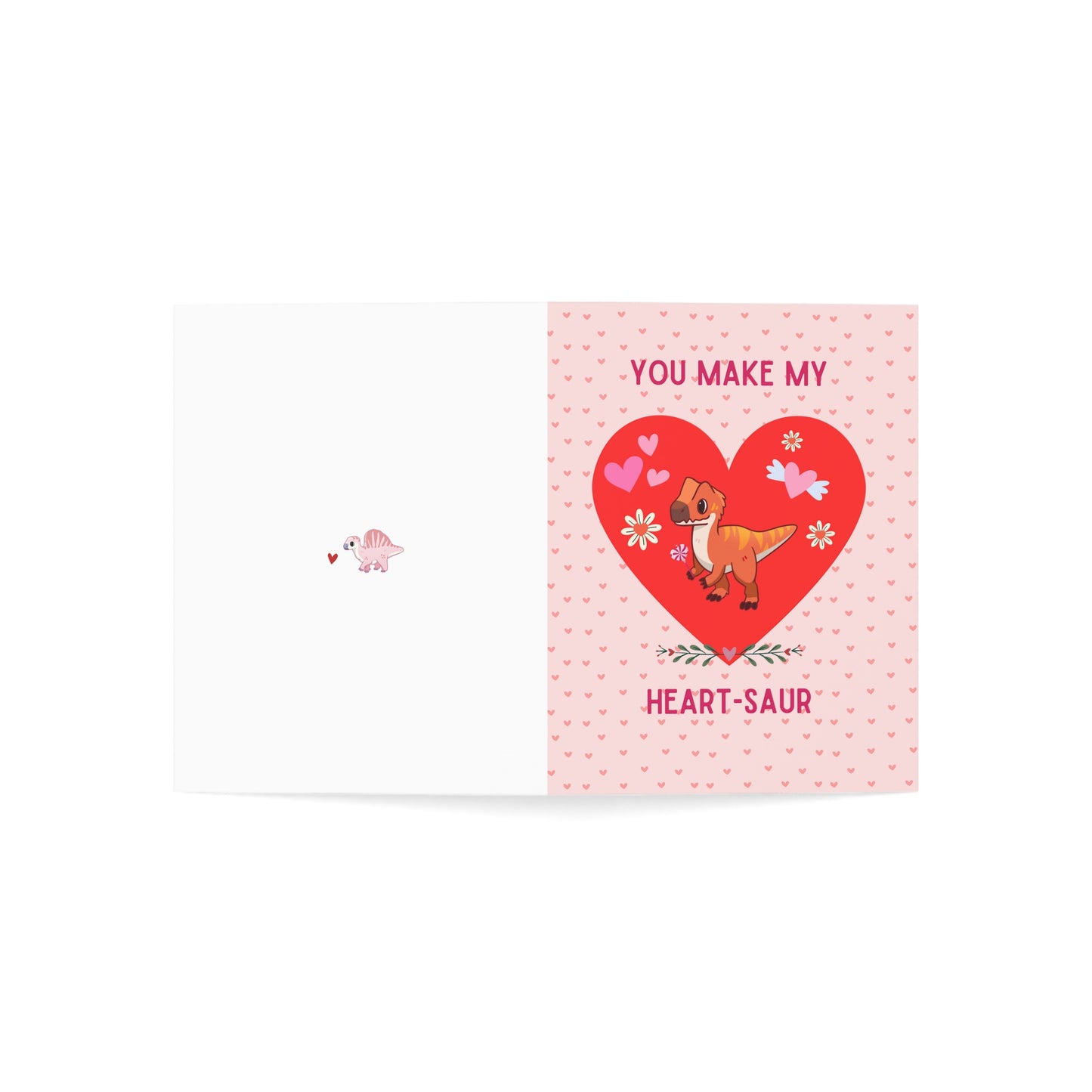 You Make My Heart-Saur! - Valentines Day Card