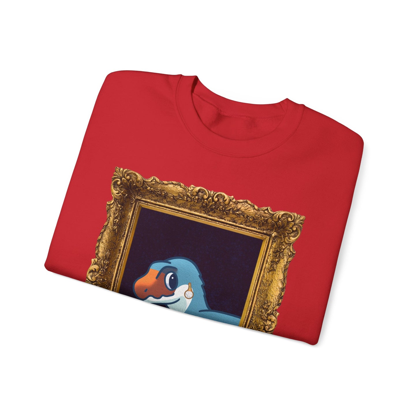 Megalo with a Pearl Earring - Unisex Heavy Blend™ Crewneck Sweatshirt