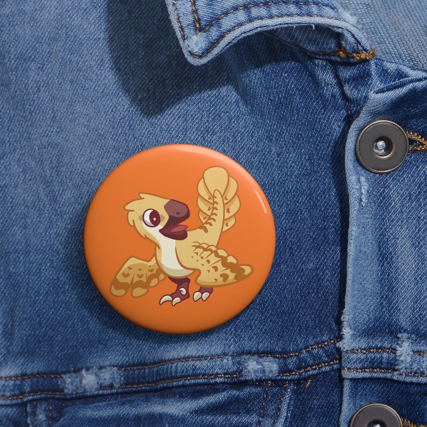 Deinonychus Pin Badge