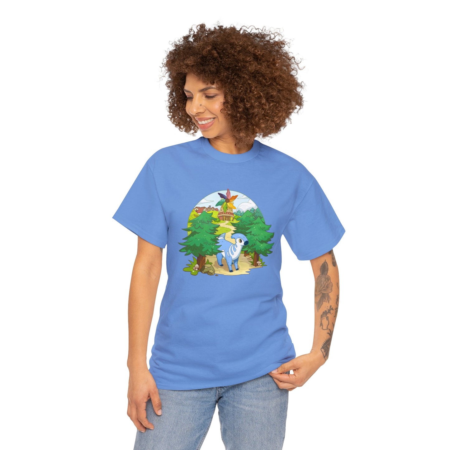 Walk by the Windmill - Unisex Heavy Cotton Tee