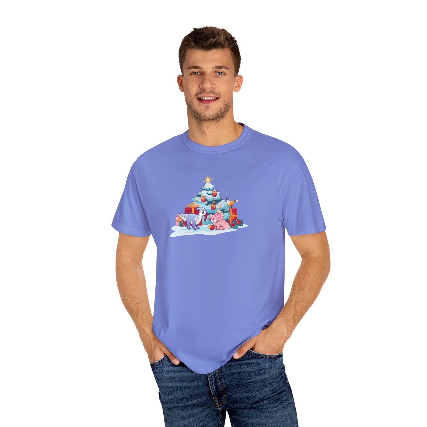 Holiday Dino Tree Decorating T-Shirt