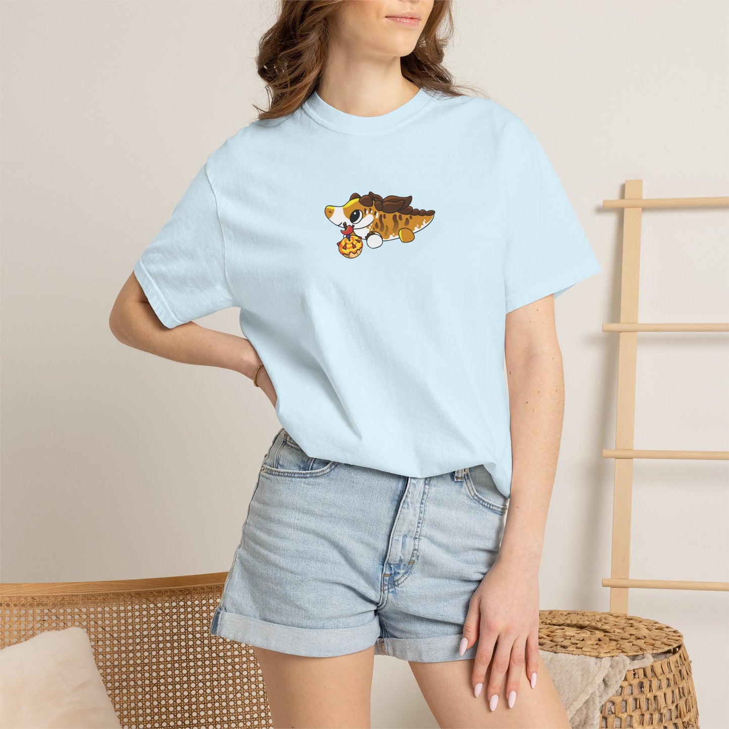 Limited Edition Desmond the Desmatosuchus Plushie Art - T-Shirt